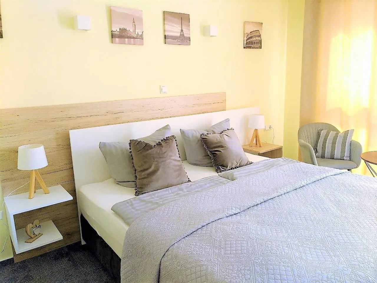 Bed in LikeDaheim Apartments