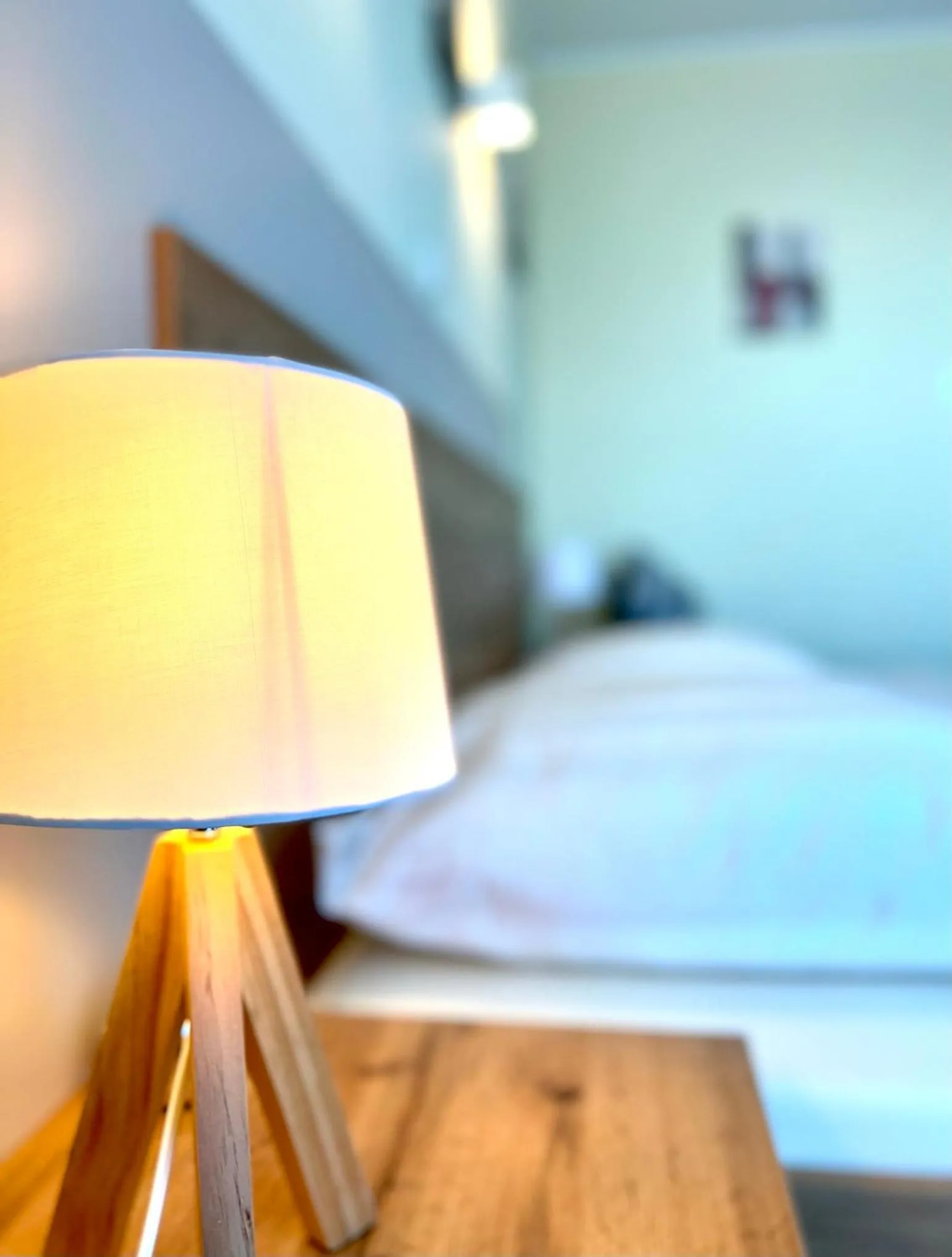 Decorative detail, Bed in LikeDaheim Apartments