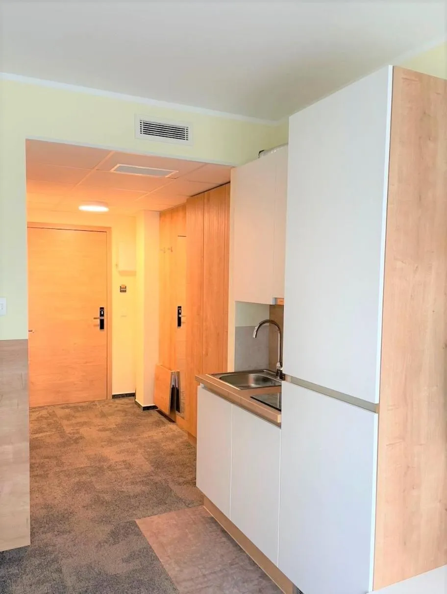 kitchen in LikeDaheim Apartments