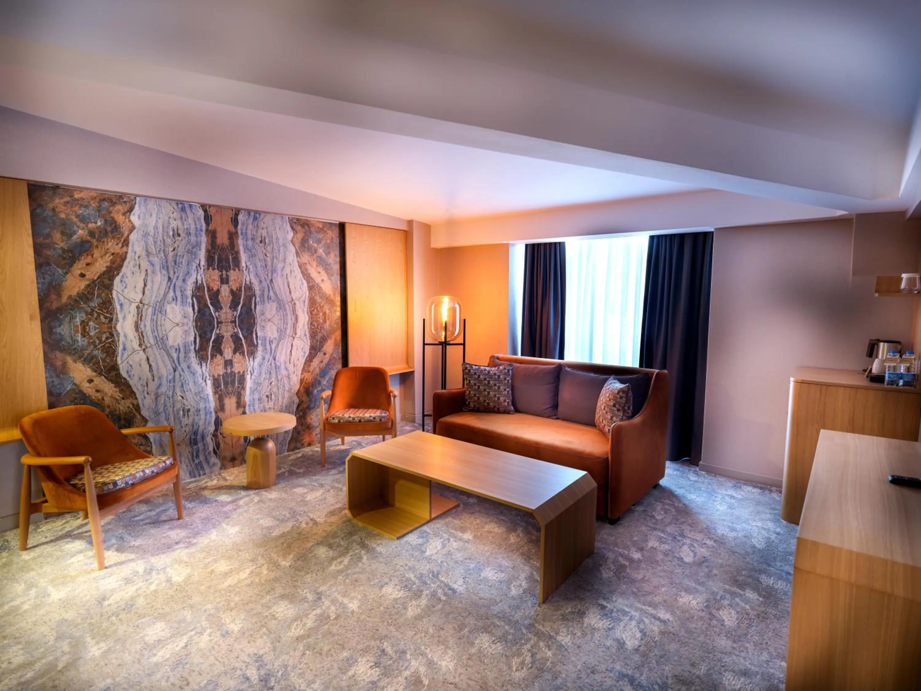 Bed in Grande Arte Hotel