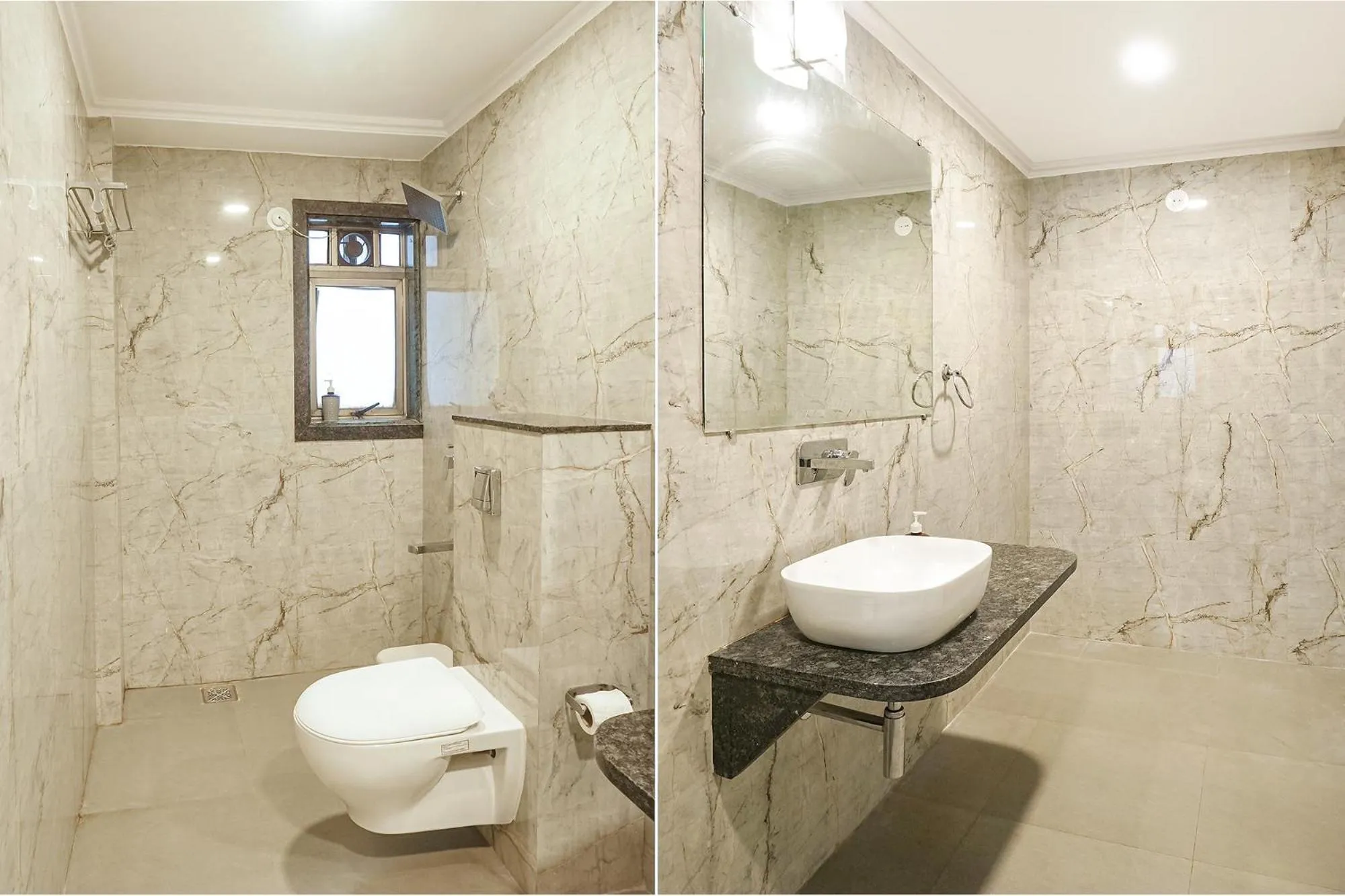 Bathroom in FabHotel Prime Golden Emerald - Nr St Mary's Church CNI