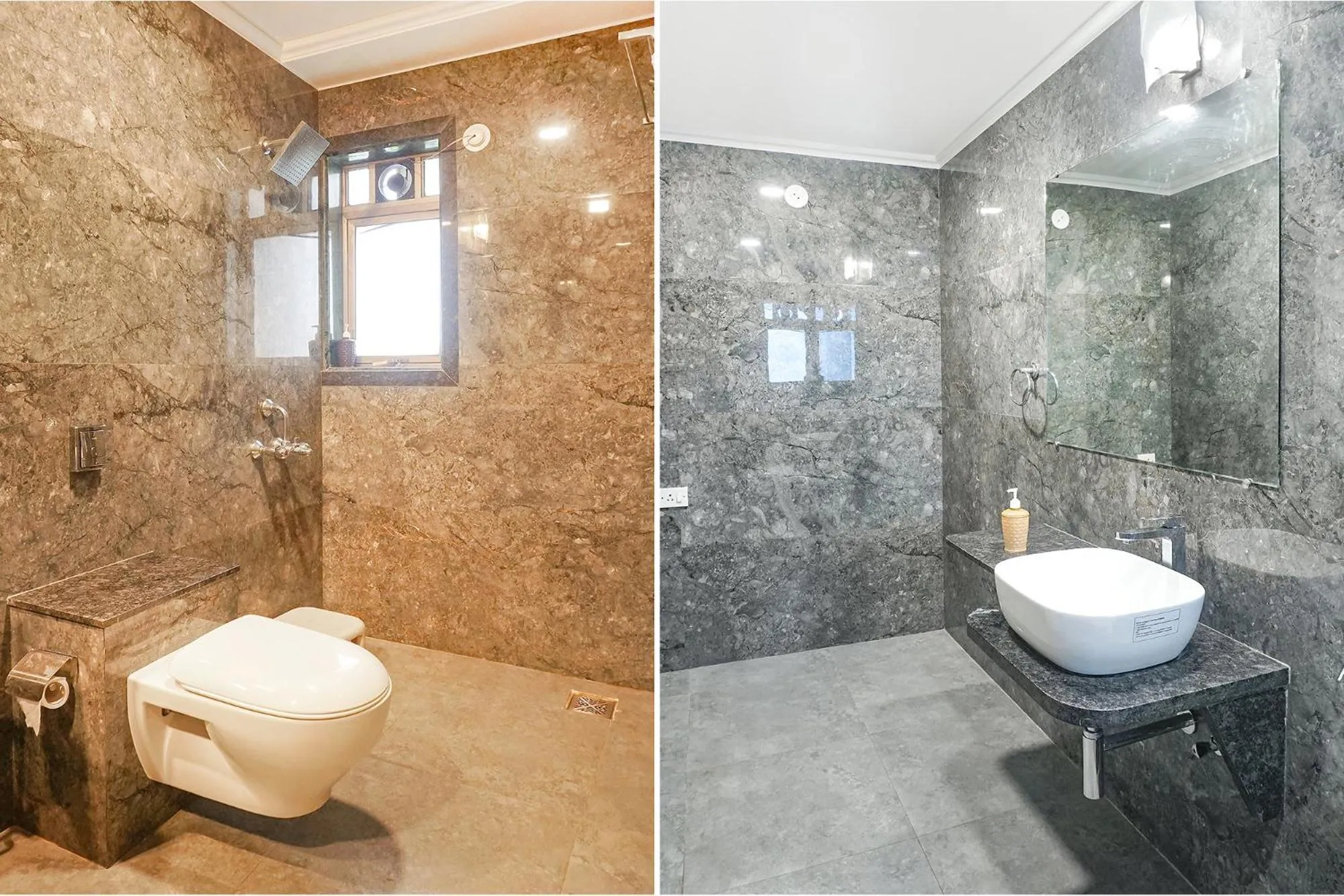 Bathroom in FabHotel Prime Golden Emerald - Nr St Mary's Church CNI