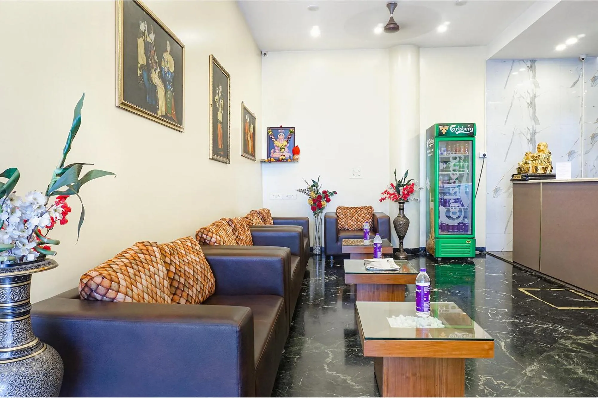 Seating area in FabHotel Prime Golden Emerald - Nr St Mary's Church CNI