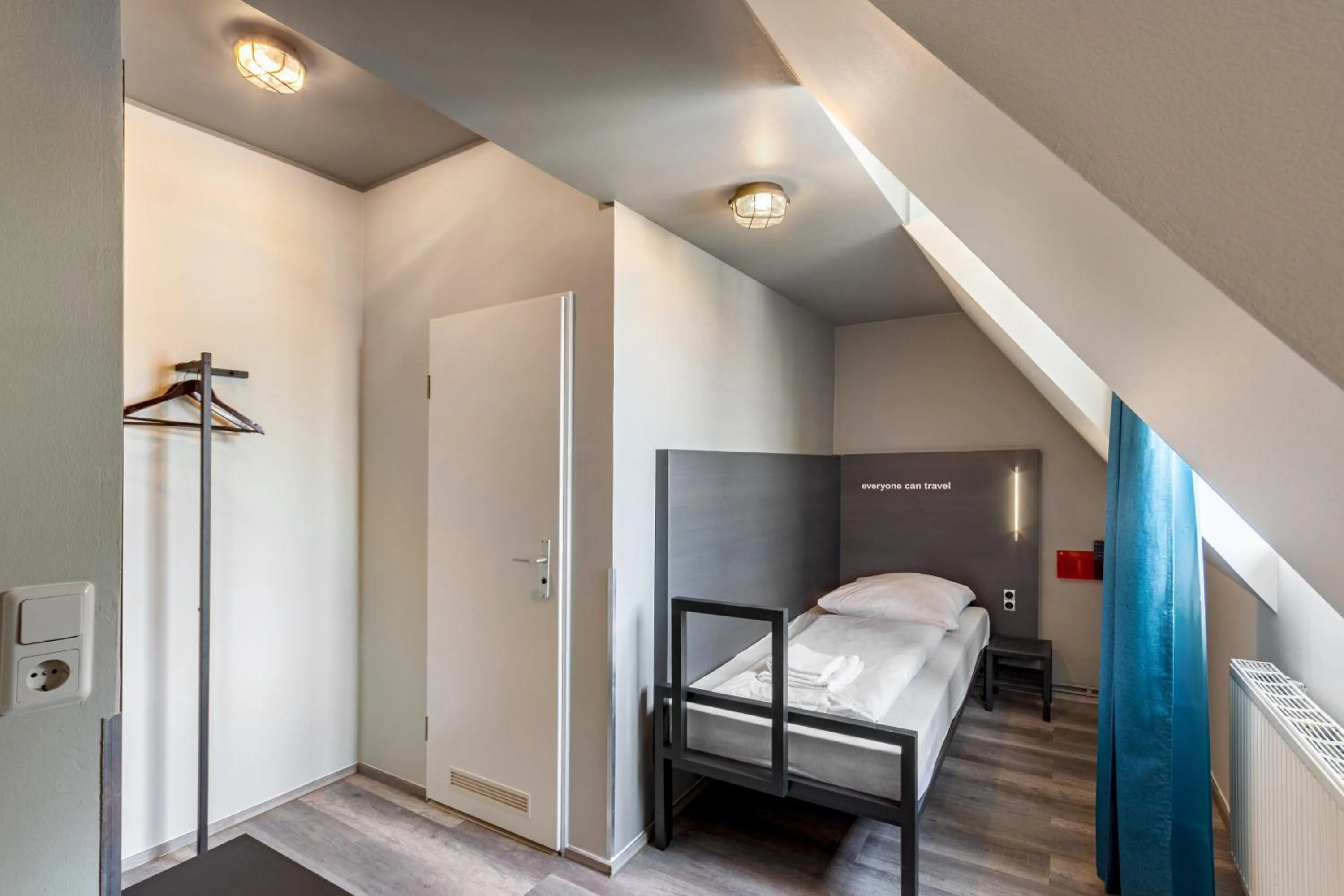 Photo of the whole room, Bed in a&o Leipzig Hauptbahnhof