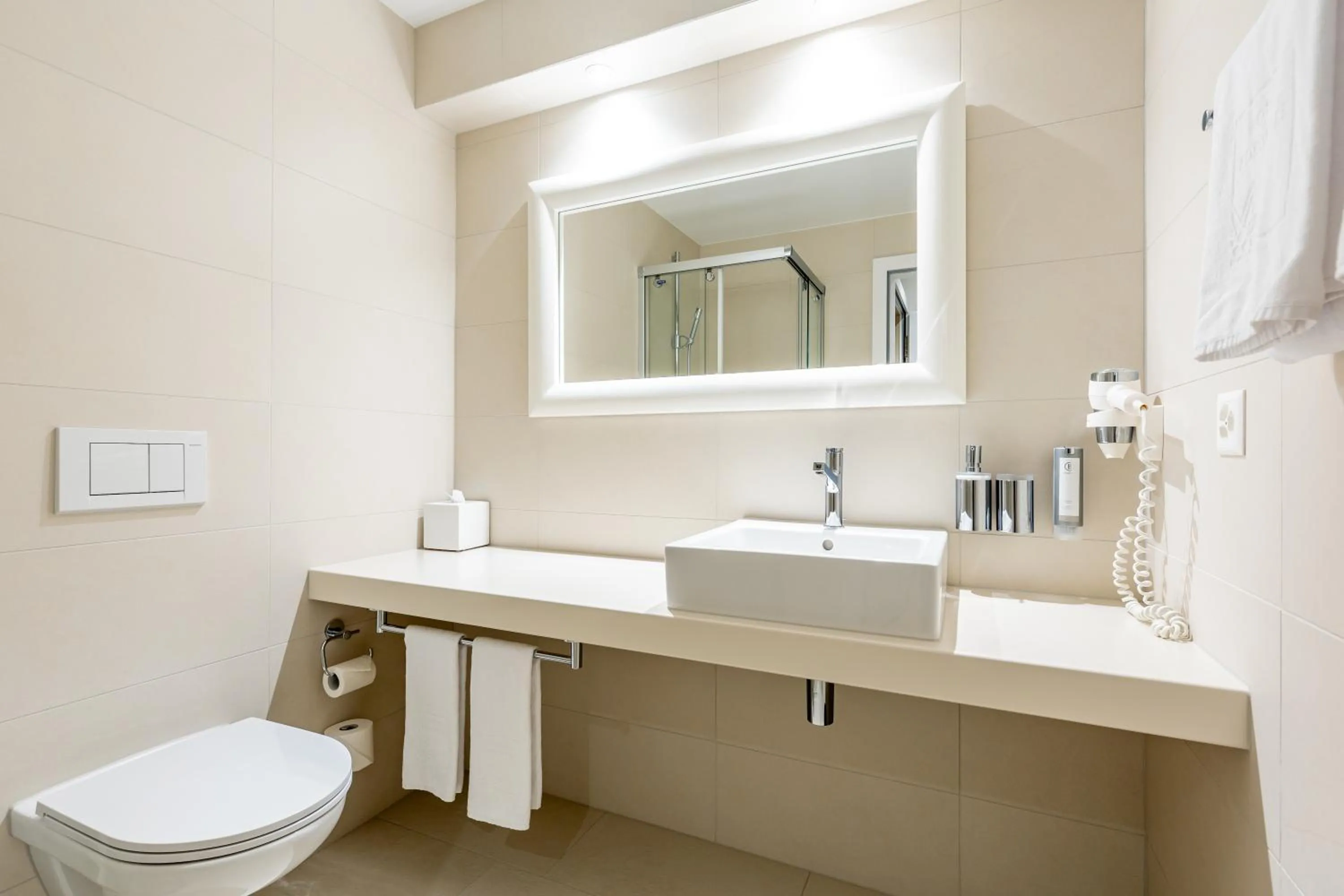 Bathroom in Hotel Edelweiss