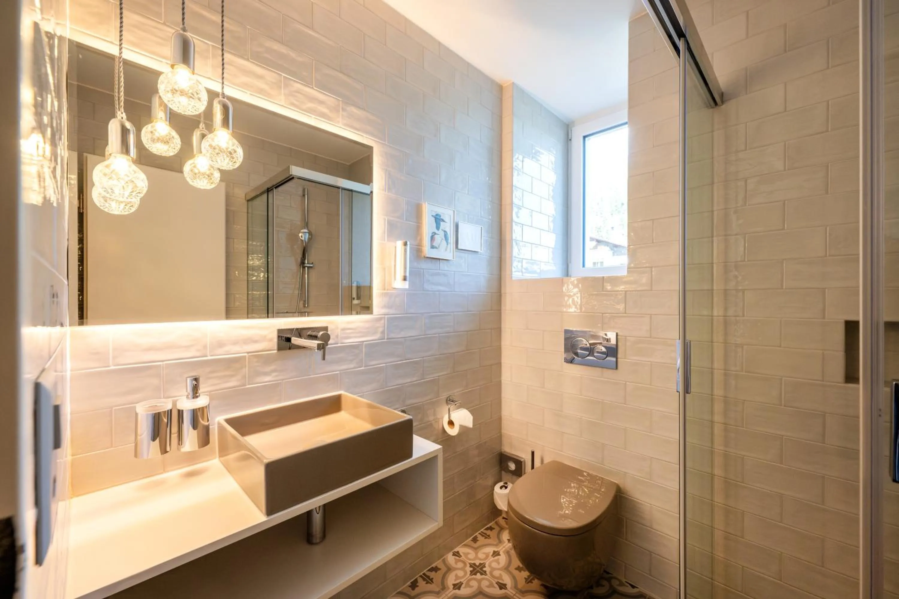 Bathroom in Hotel Edelweiss