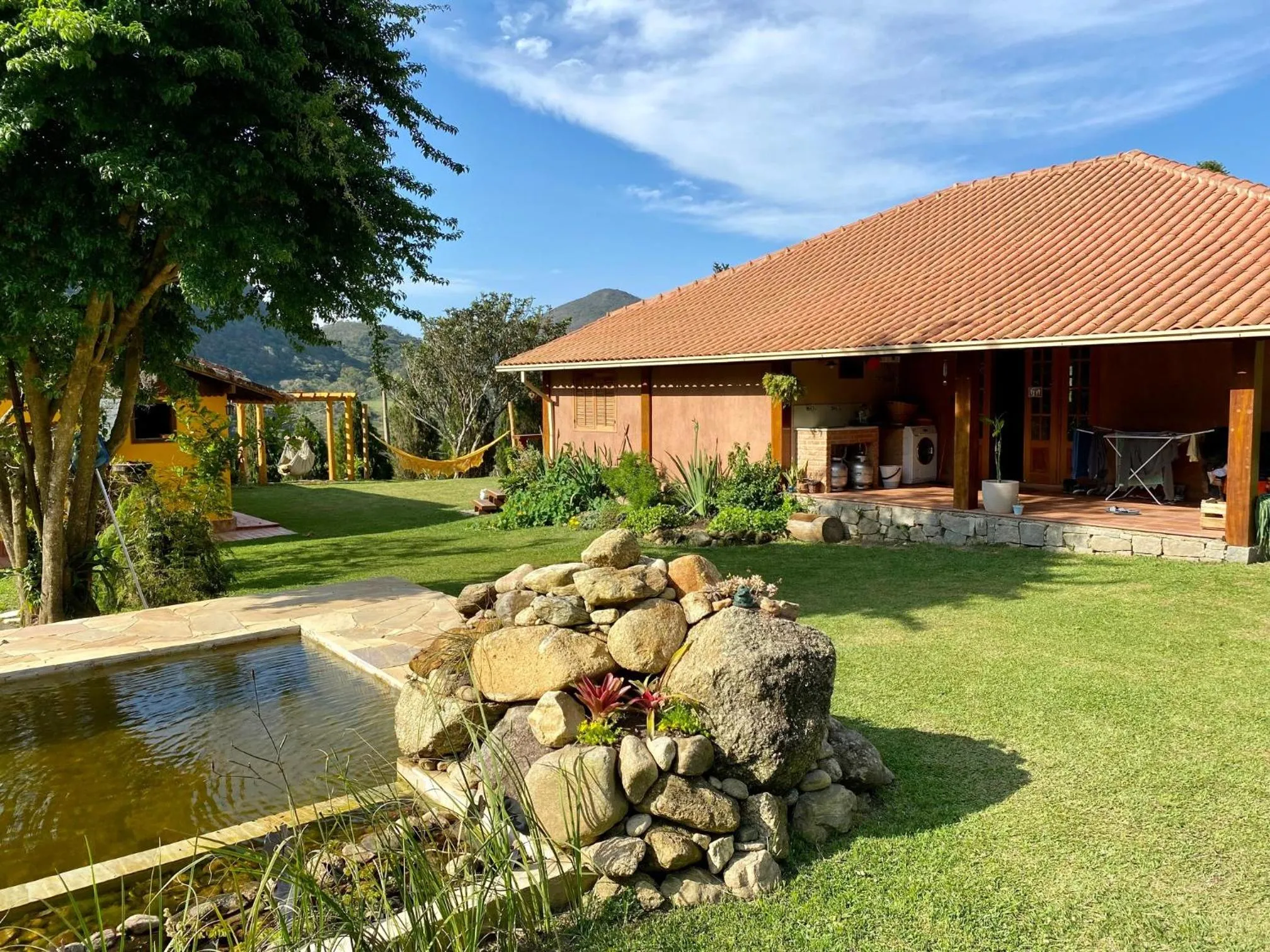 Pool view in Sítio MAARA