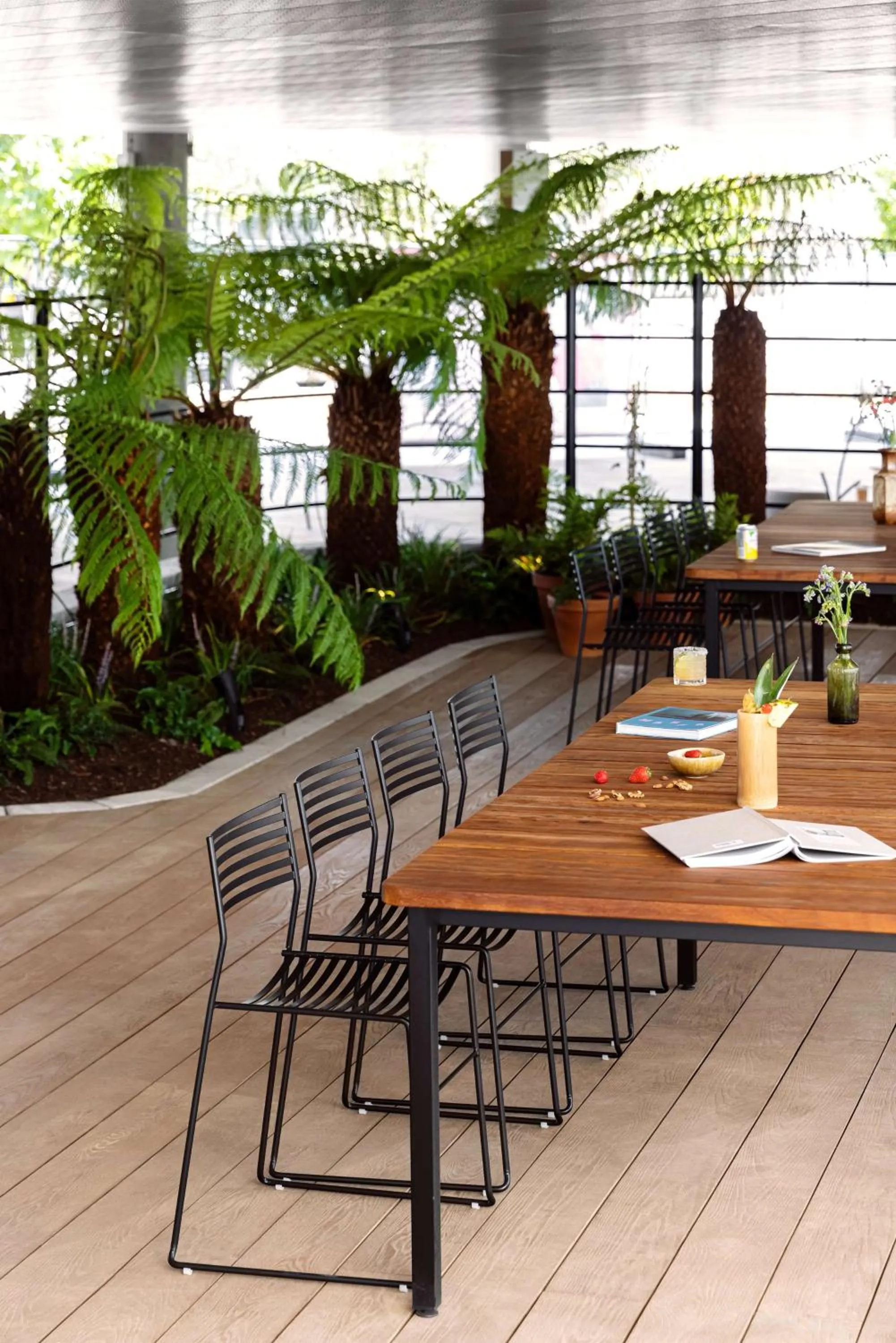 Patio in Hyatt Centric Cambridge