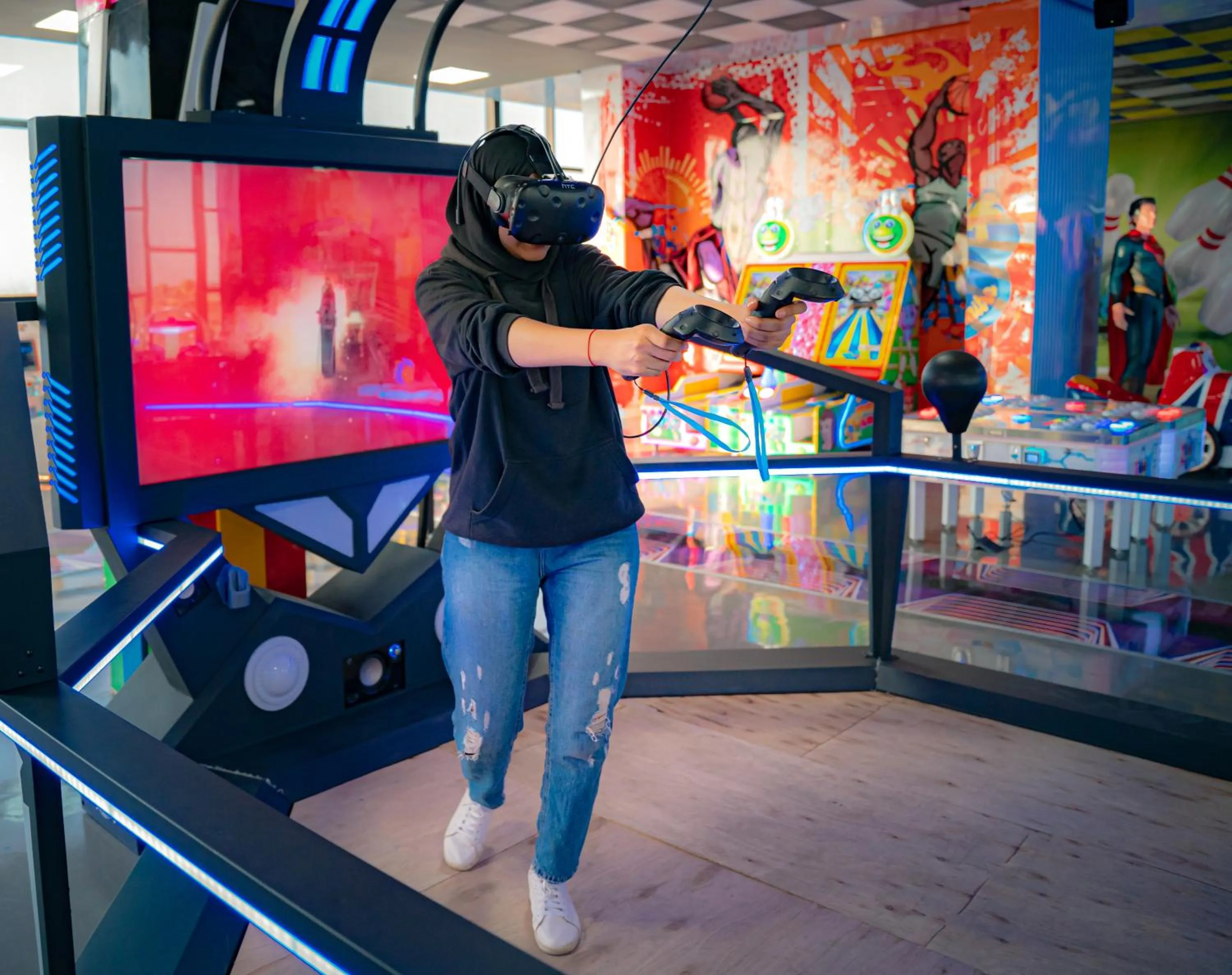 Game Room in Waves Aqua Resort