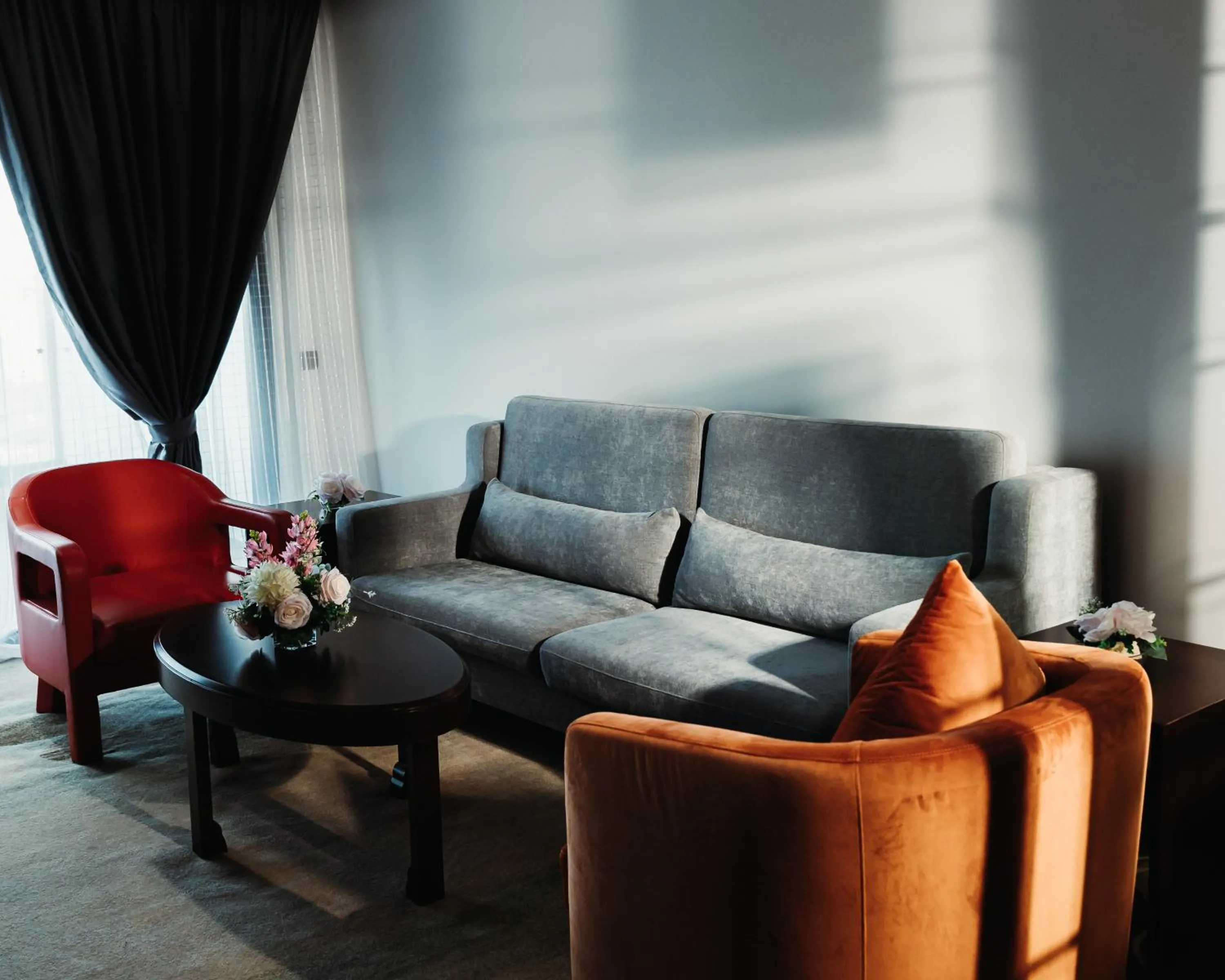 Seating area in Waves Aqua Resort