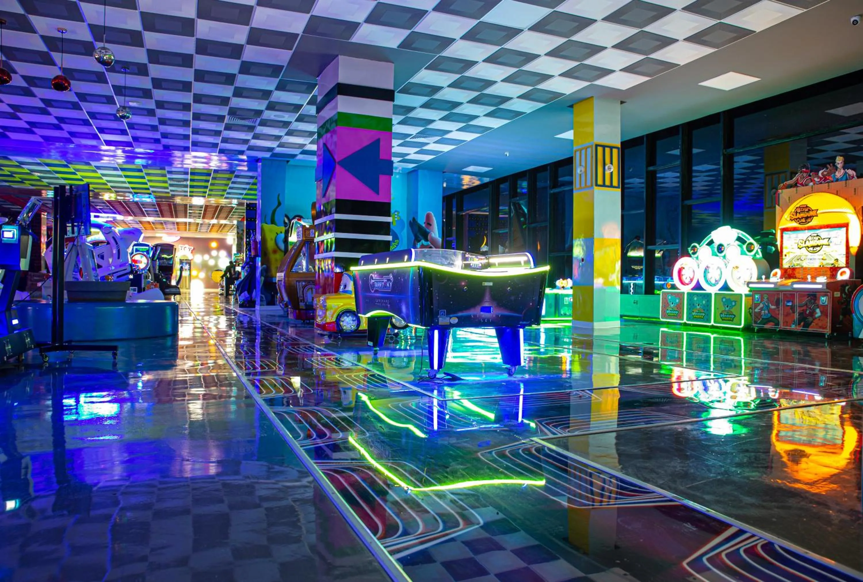 Game Room in Waves Aqua Resort