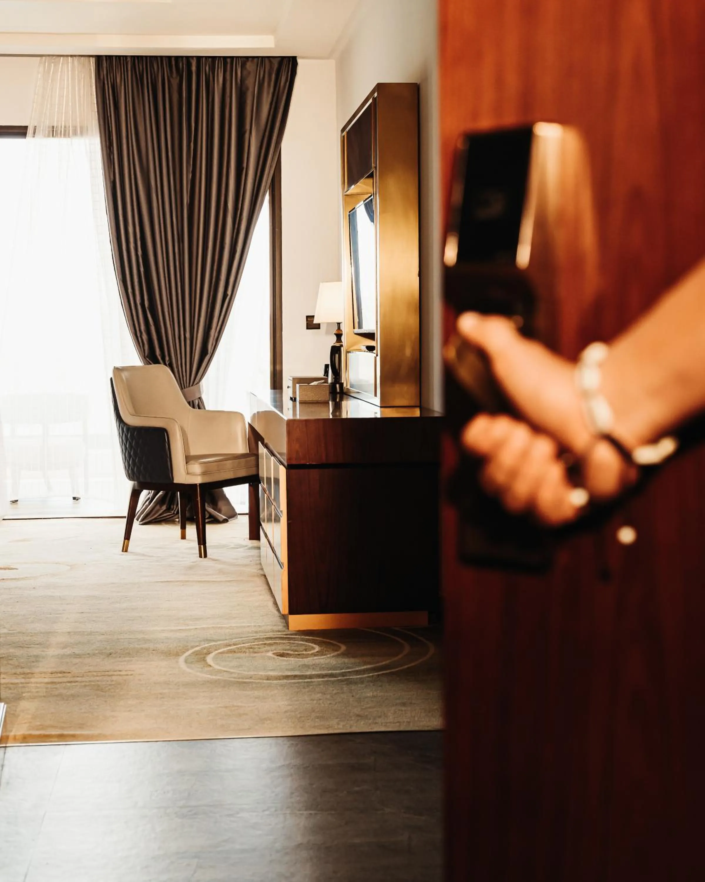 Seating area in Waves Aqua Resort