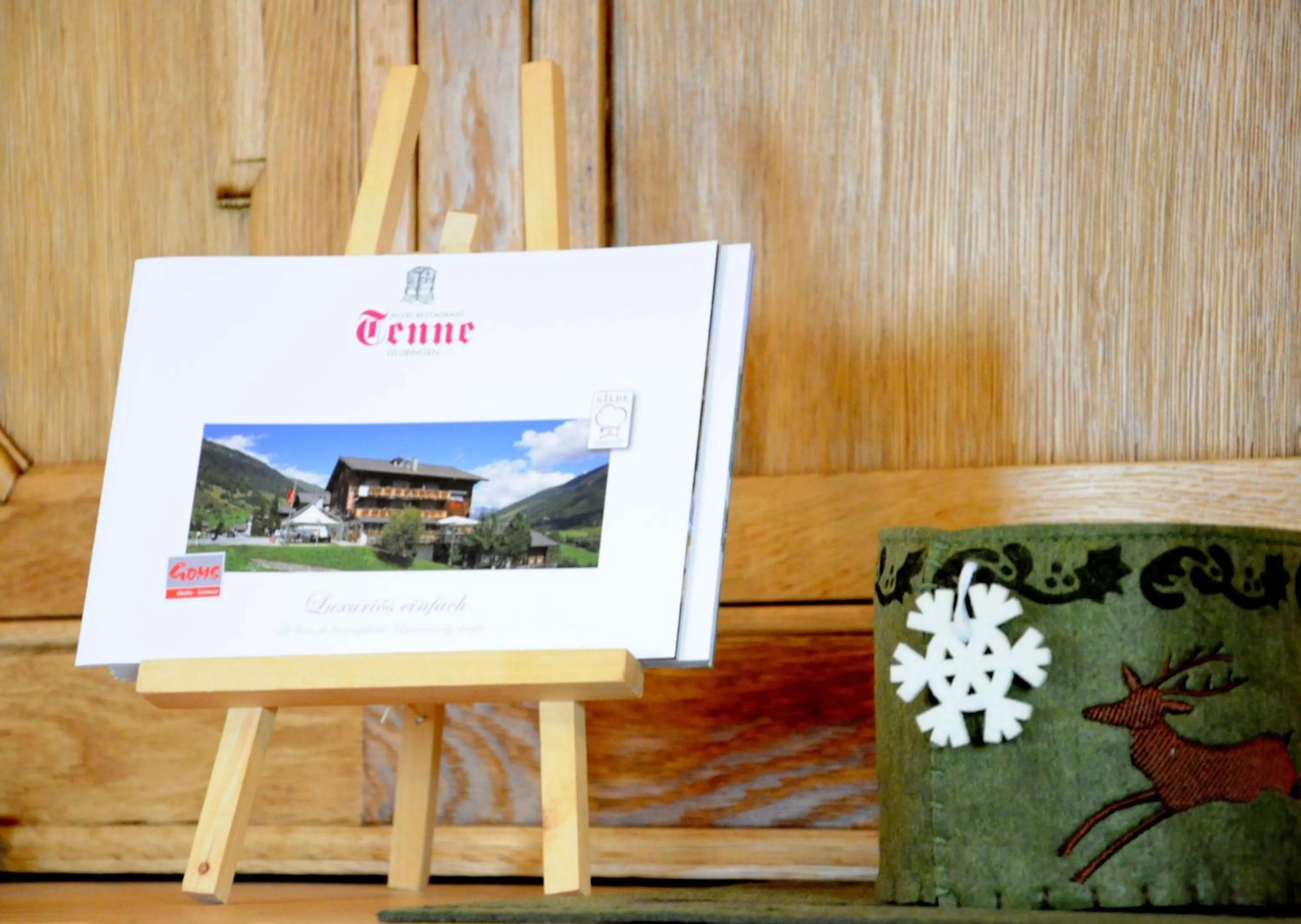 Decorative detail in Hotel Tenne