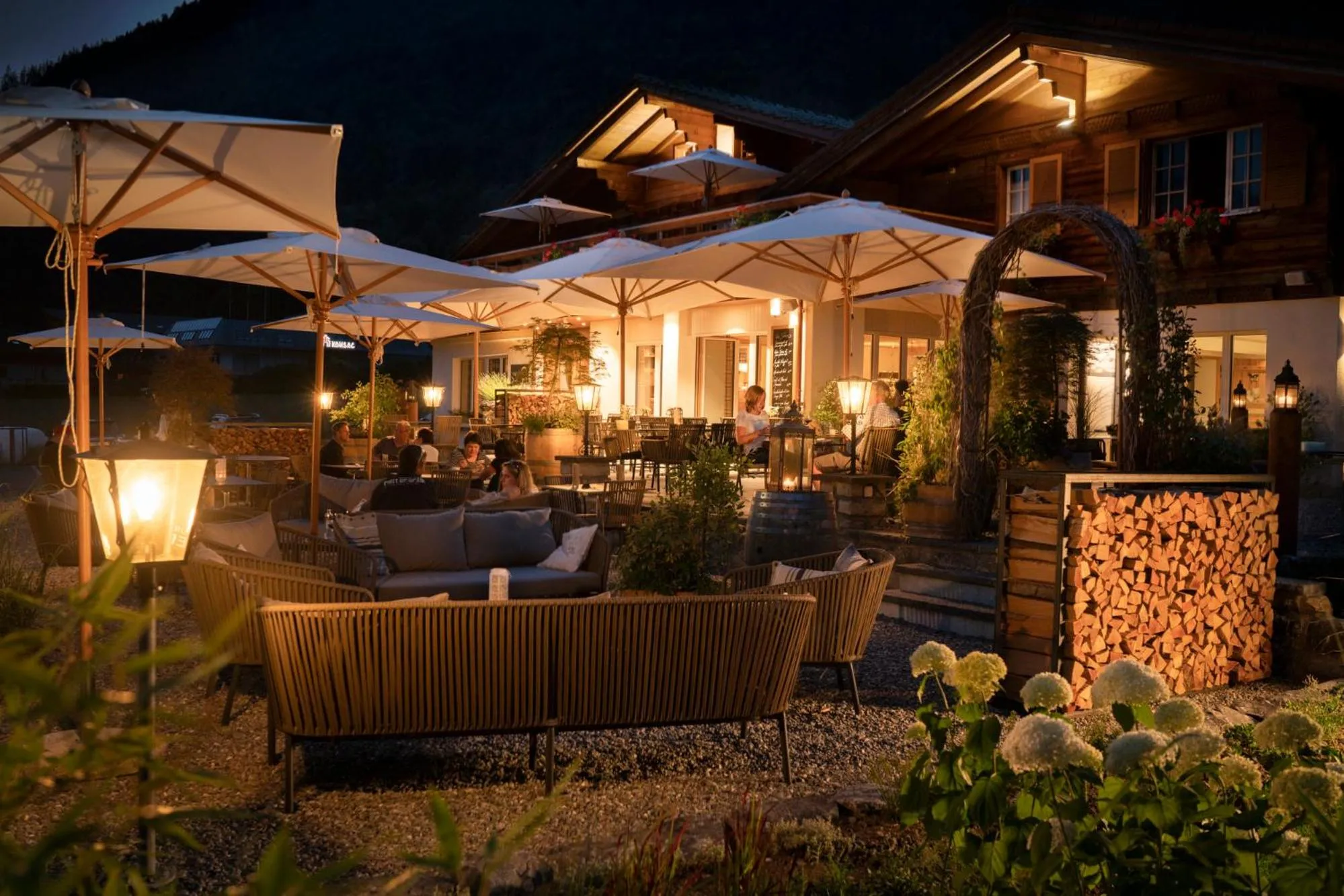 Balcony/Terrace in Hotel-Restaurant Burgseeli