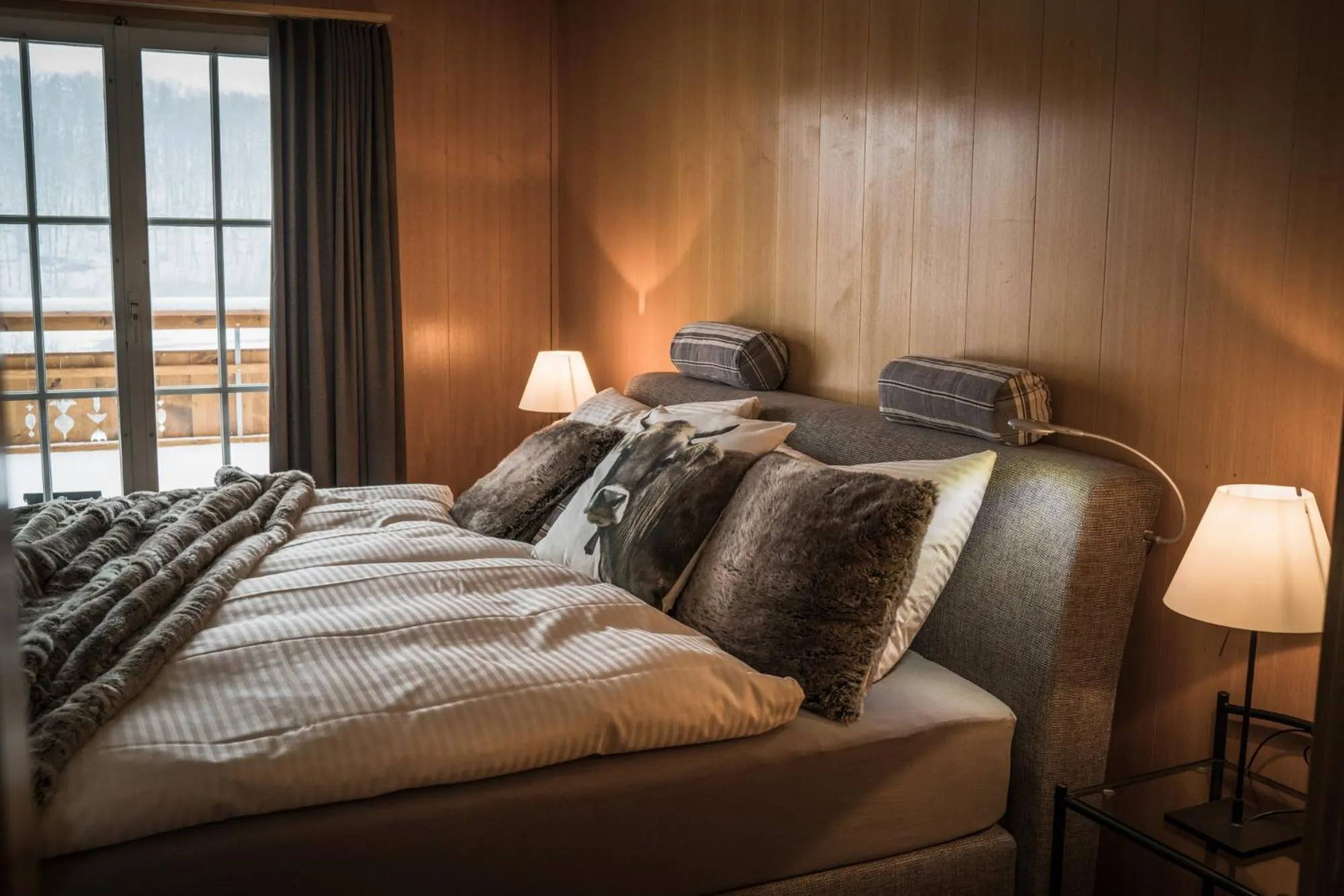 Photo of the whole room, Bed in Hotel-Restaurant Burgseeli