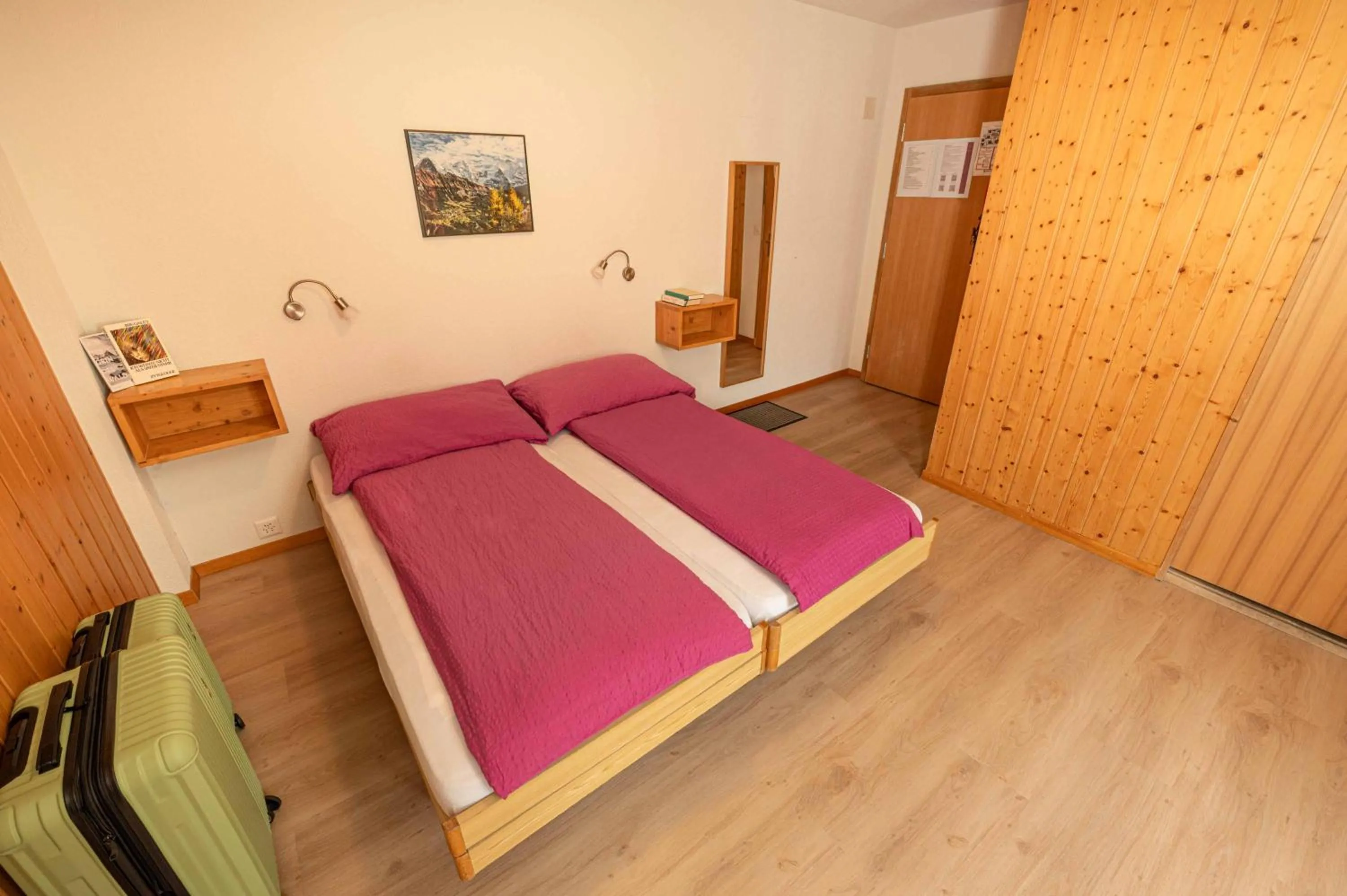 Bed in Hotel Alpenblick