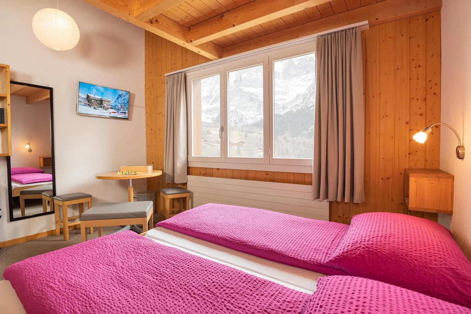 Bed in Hotel Alpenblick