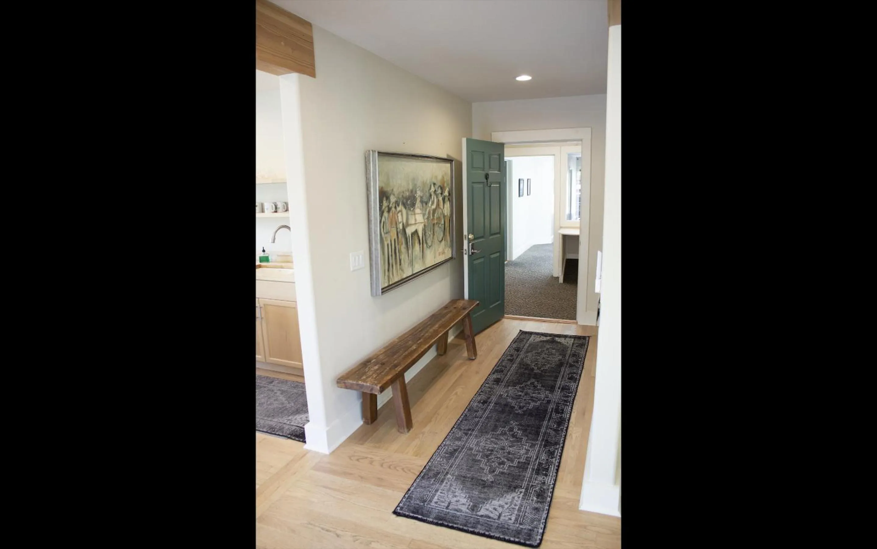 Seating area in Leland House Suites of Durango