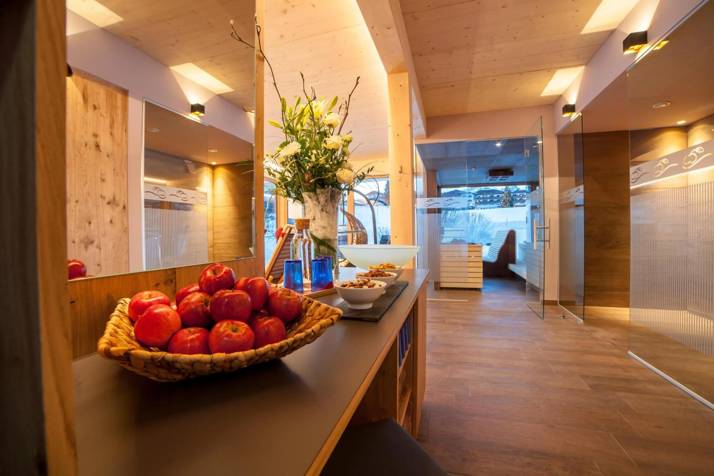 Sauna in Das Hotel Eden - Das Aktiv- & Wohlfühlhotel in Tirol auf 1200m Höhe