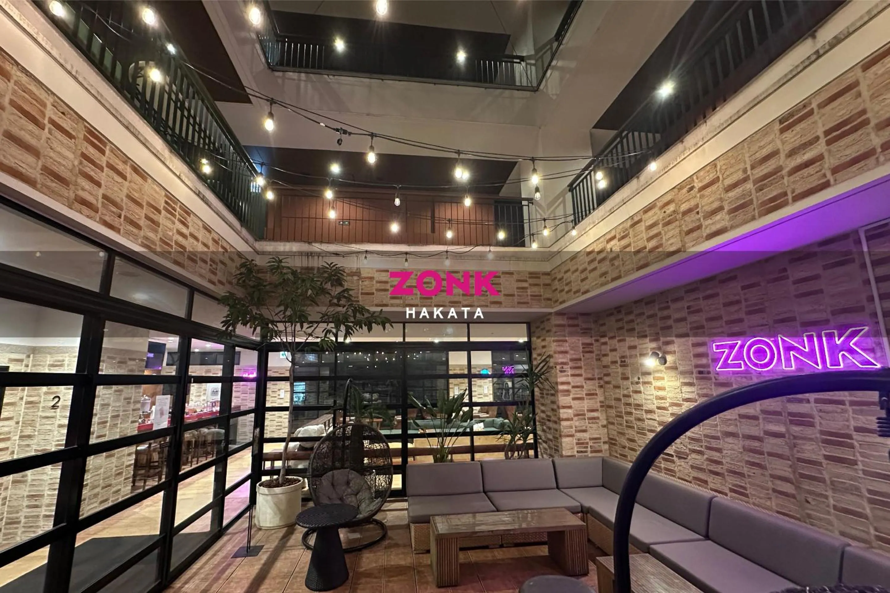 Balcony/Terrace in ZONK HOTEL Hakata