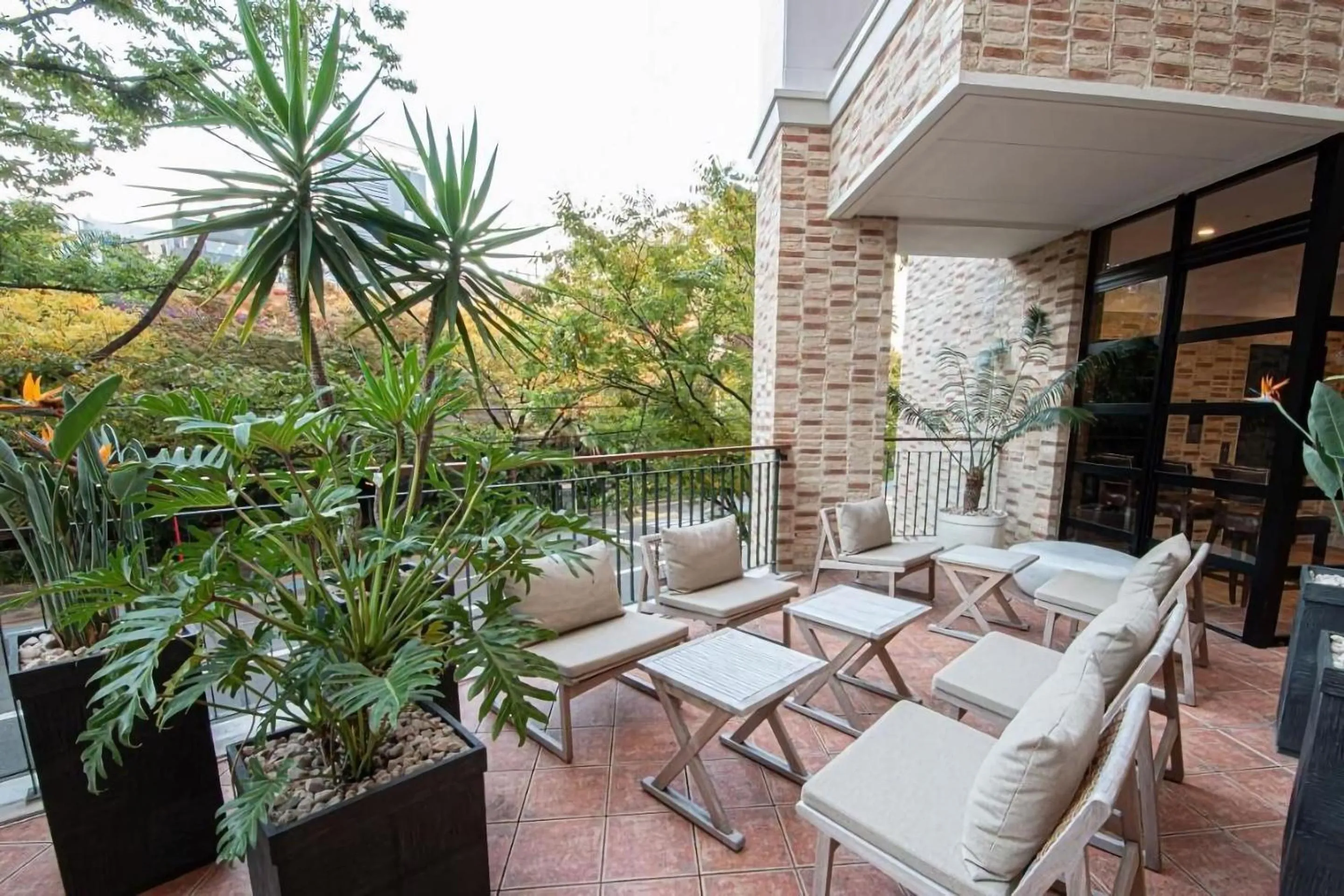 Balcony/Terrace in ZONK HOTEL Hakata