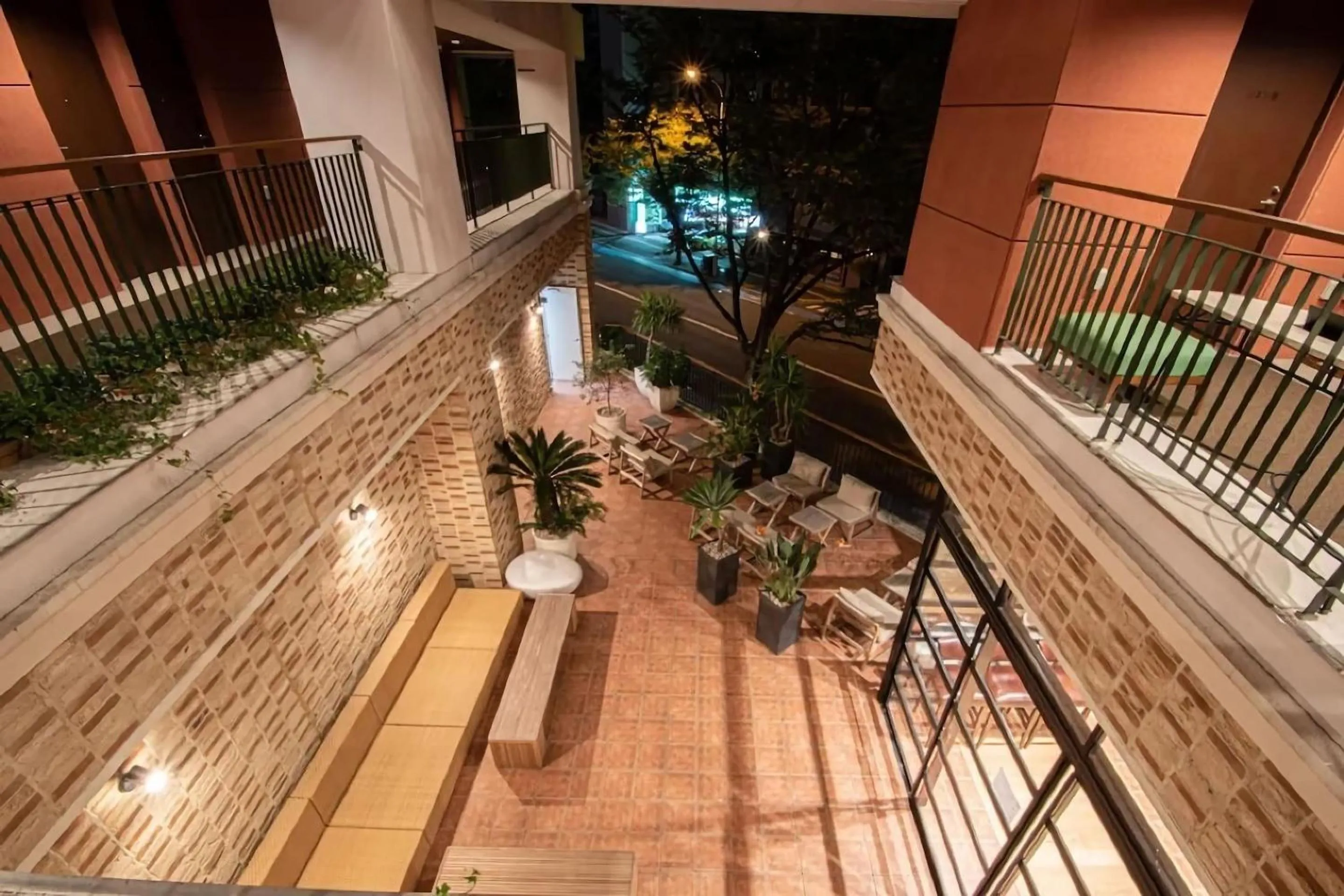 Balcony/Terrace in ZONK HOTEL Hakata
