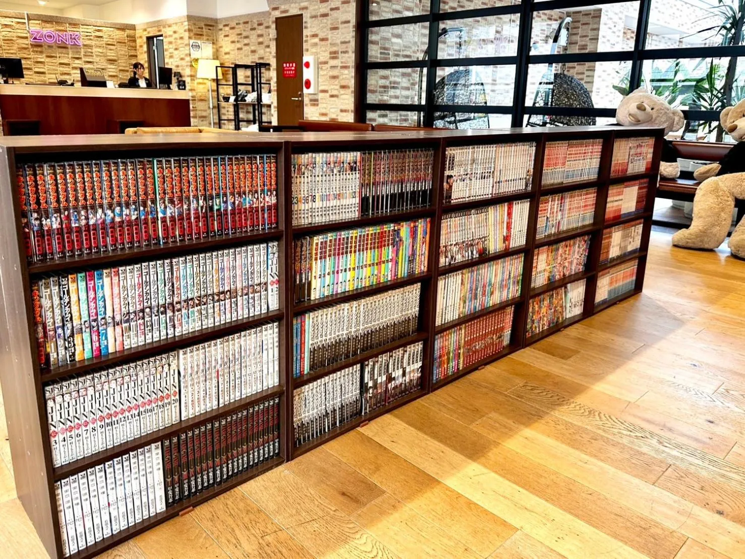 Communal lounge/ TV room in ZONK HOTEL Hakata