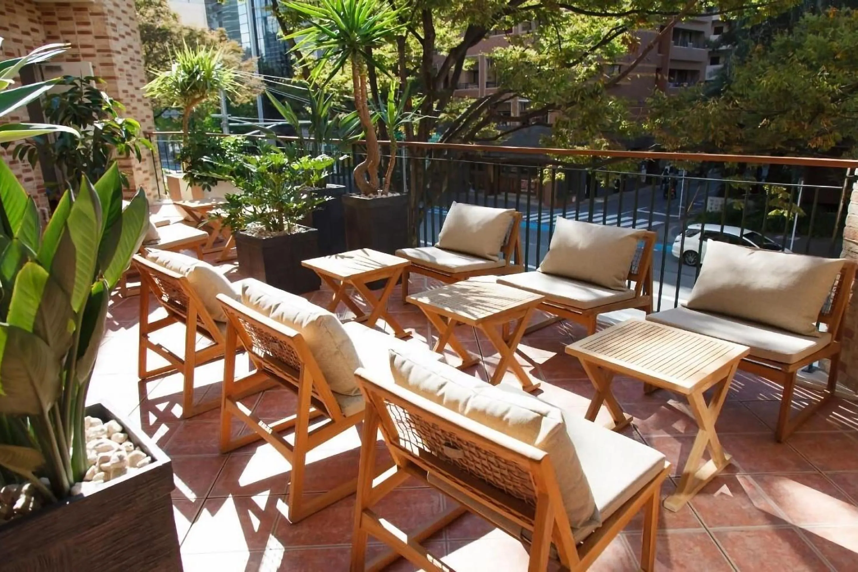 Balcony/Terrace in ZONK HOTEL Hakata