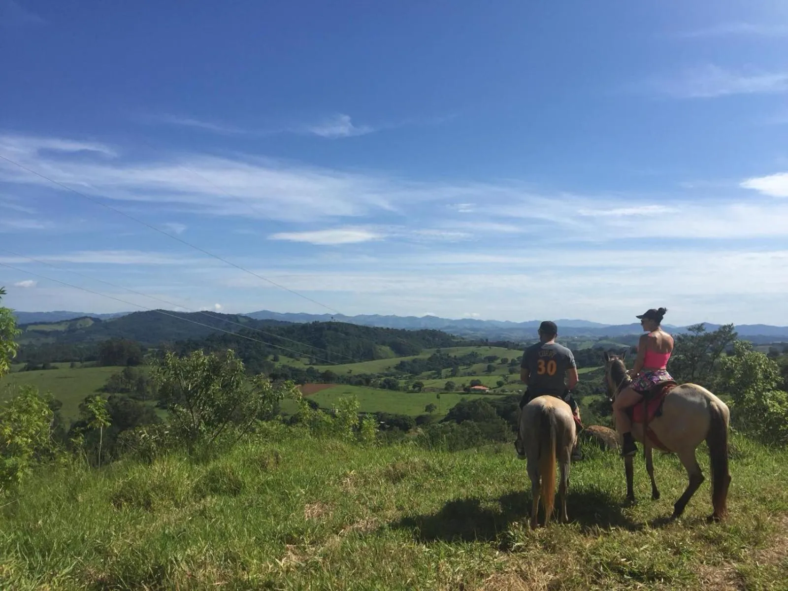 Horse-riding in Hotel Fazenda Colina