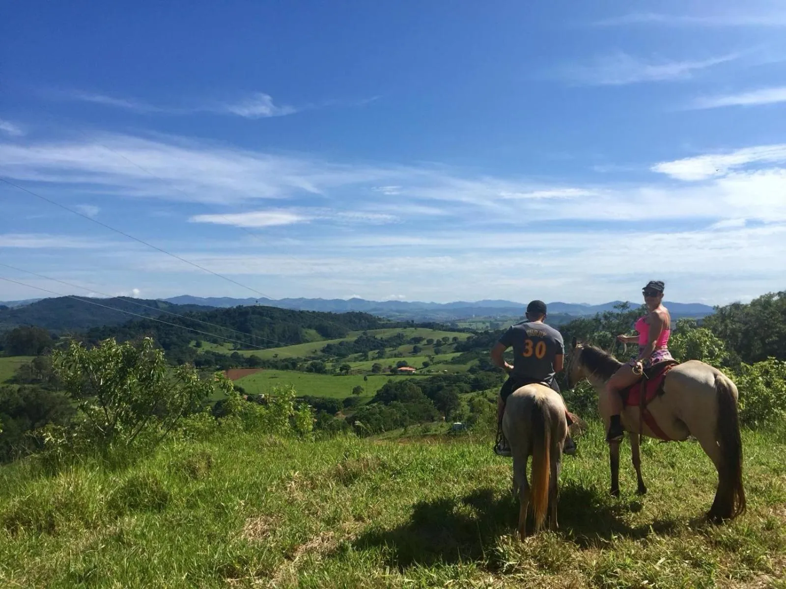 Horse-riding in Hotel Fazenda Colina