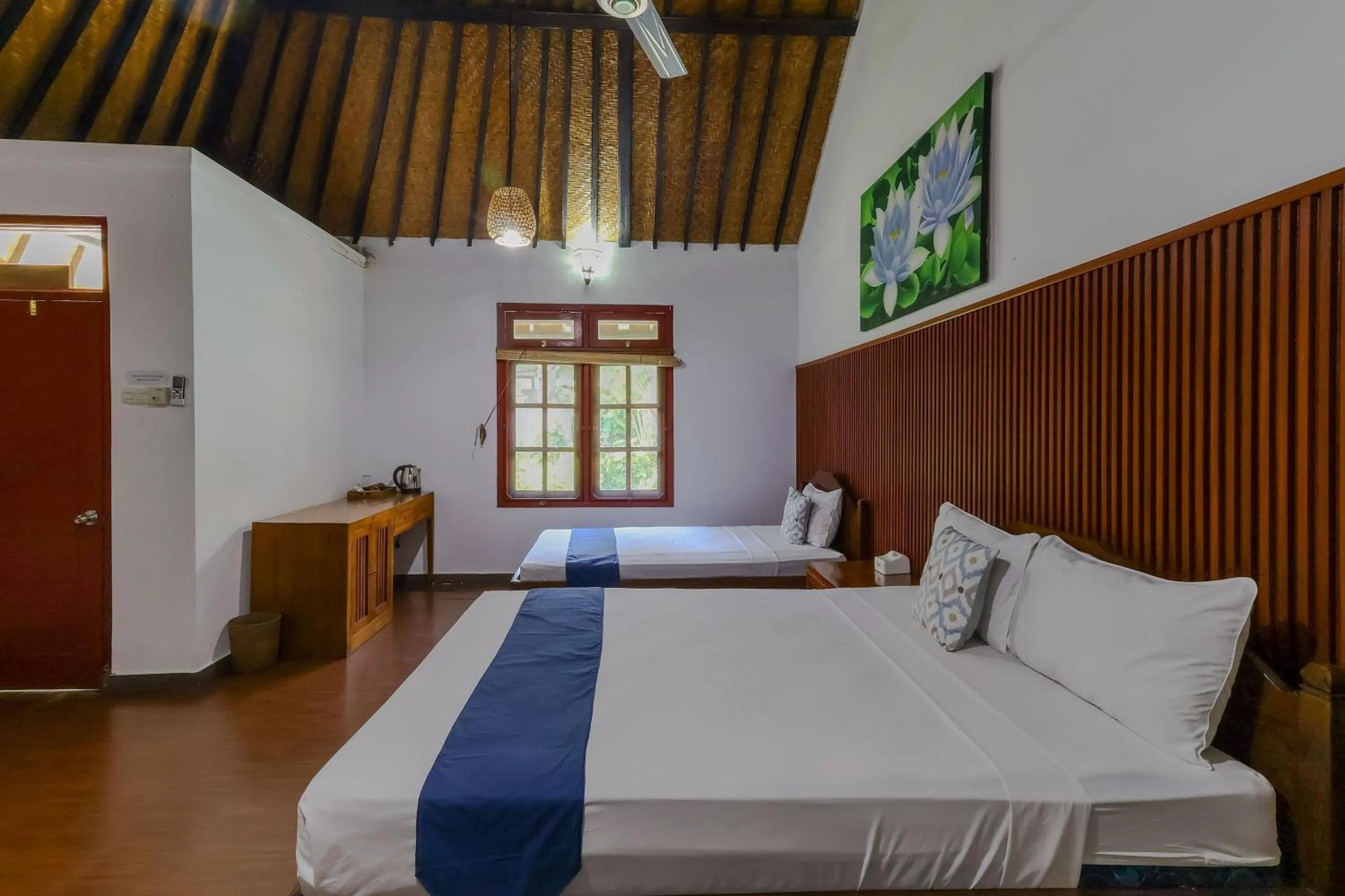 Bedroom, Bed in Taman Lituhayu Cottages Ubud
