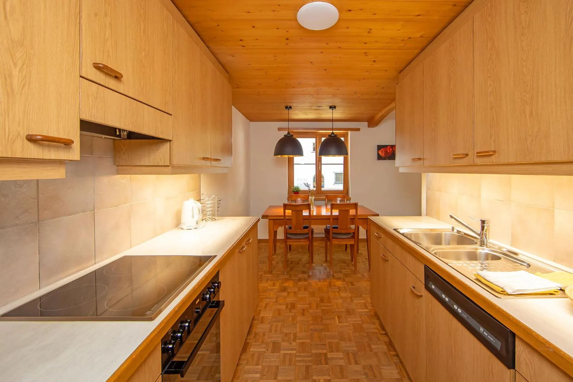kitchen in Sport-Lodge Klosters