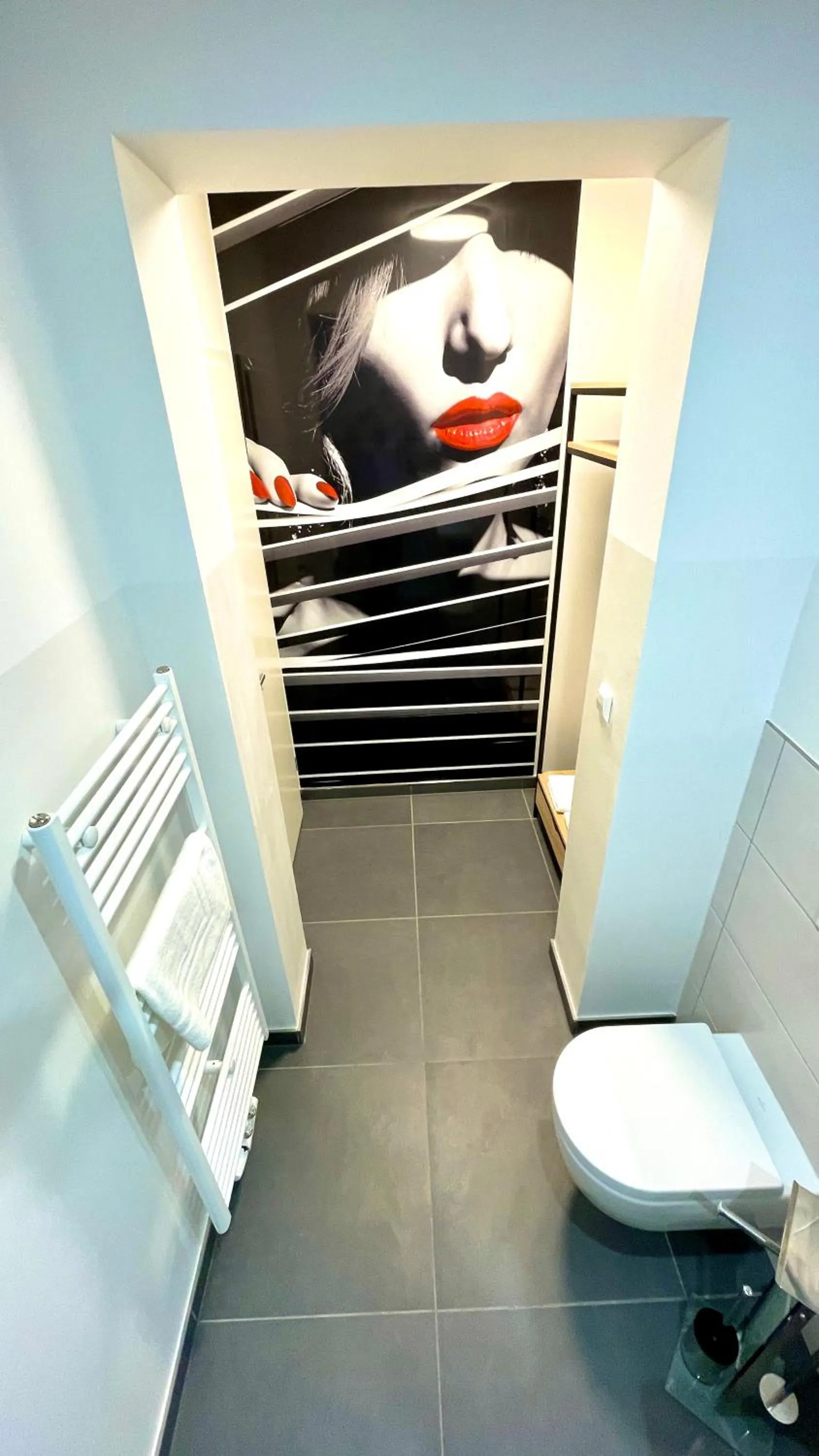 Bathroom in IQ Hotel Hannover