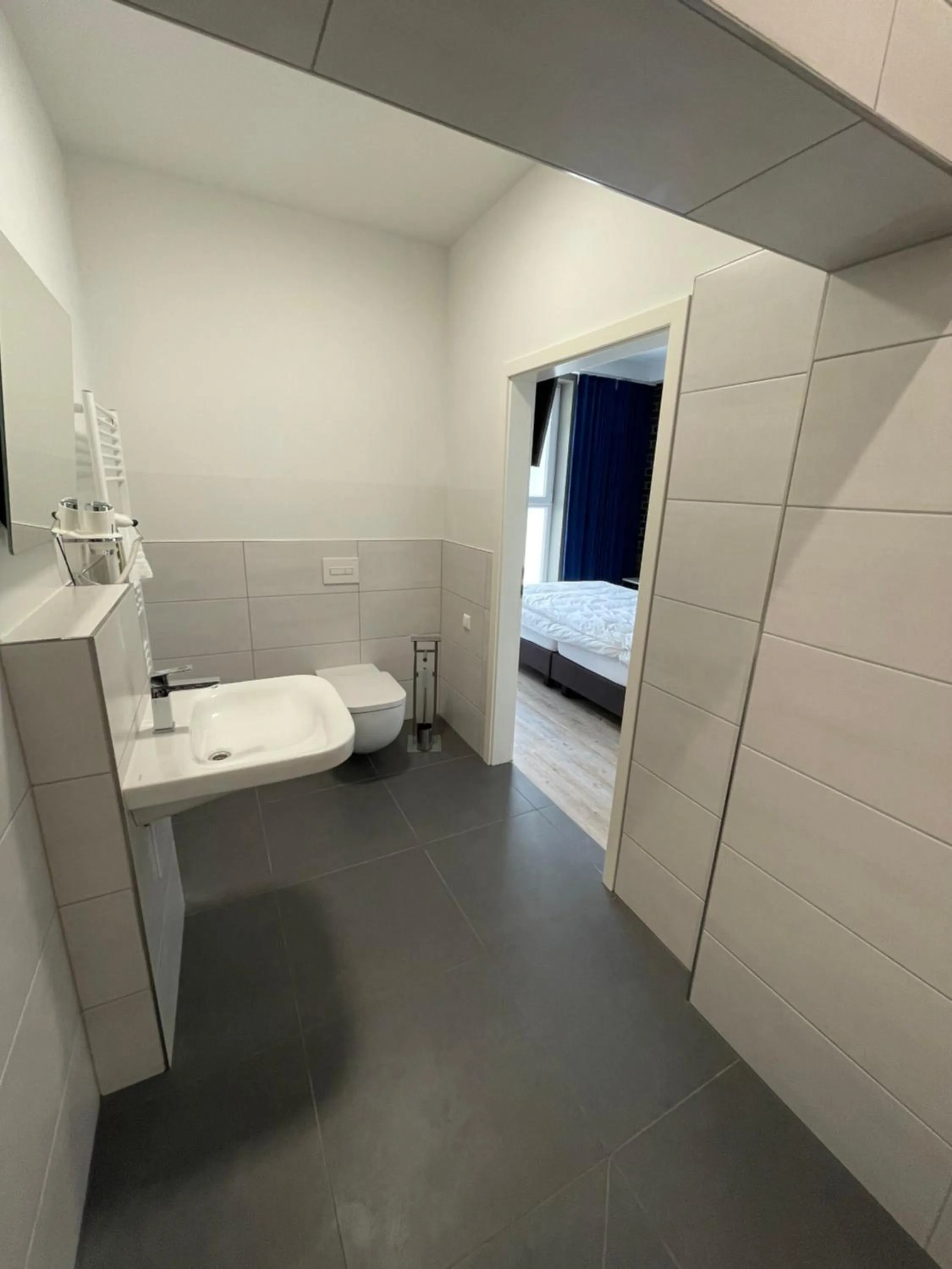 Bed in IQ Hotel Hannover