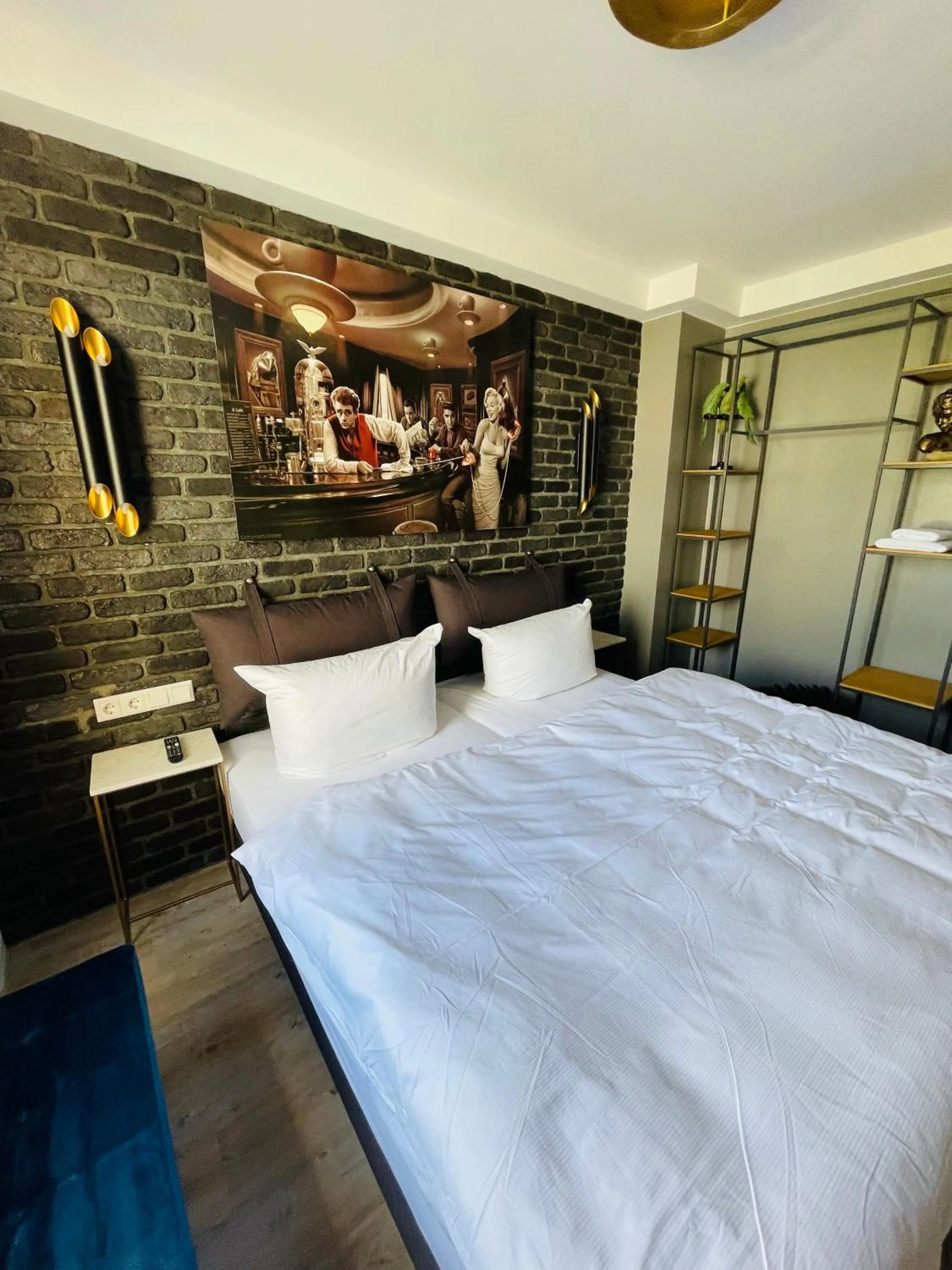 Bed in IQ Hotel Hannover