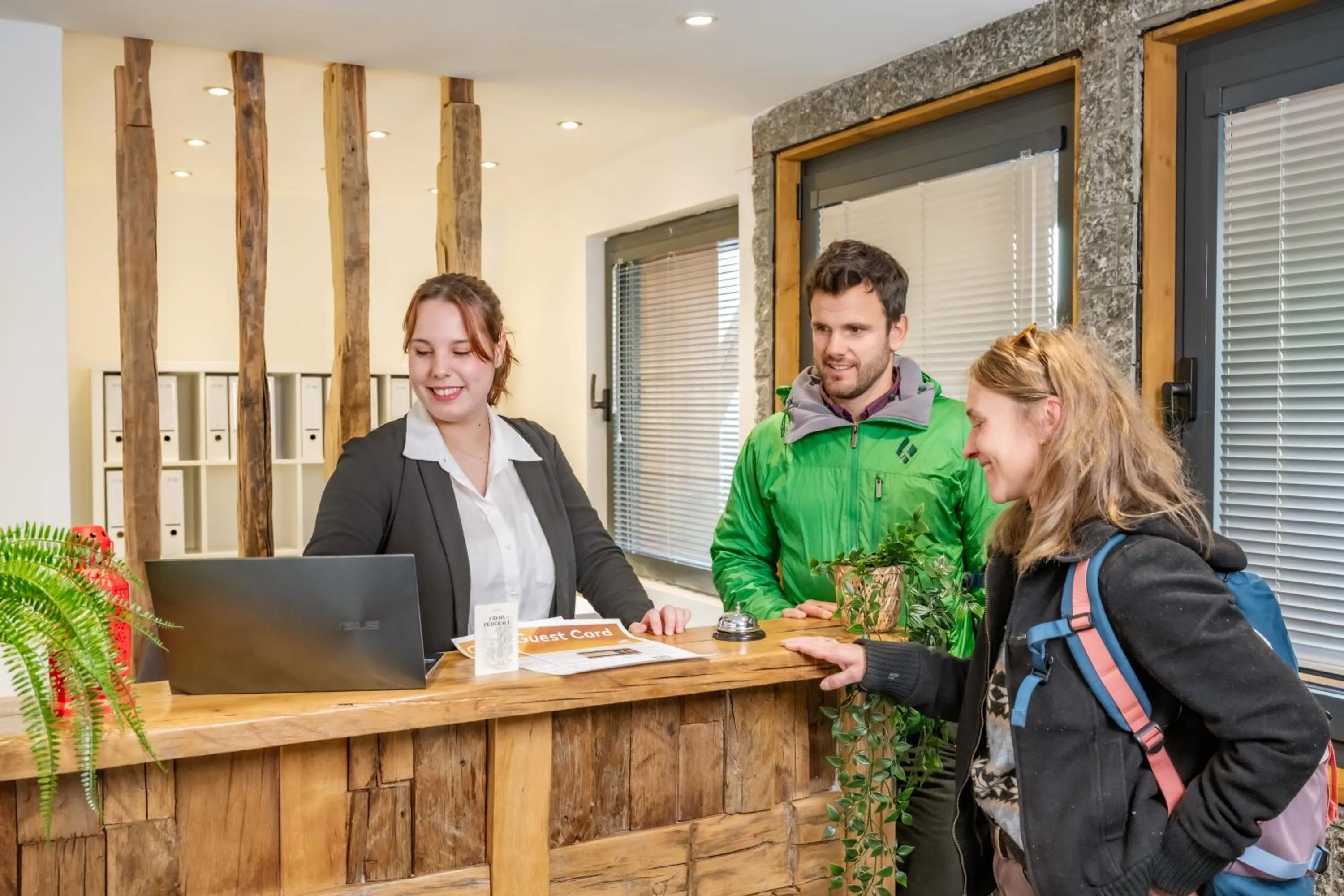 Lobby or reception in Hotel de la Croix-Fédérale