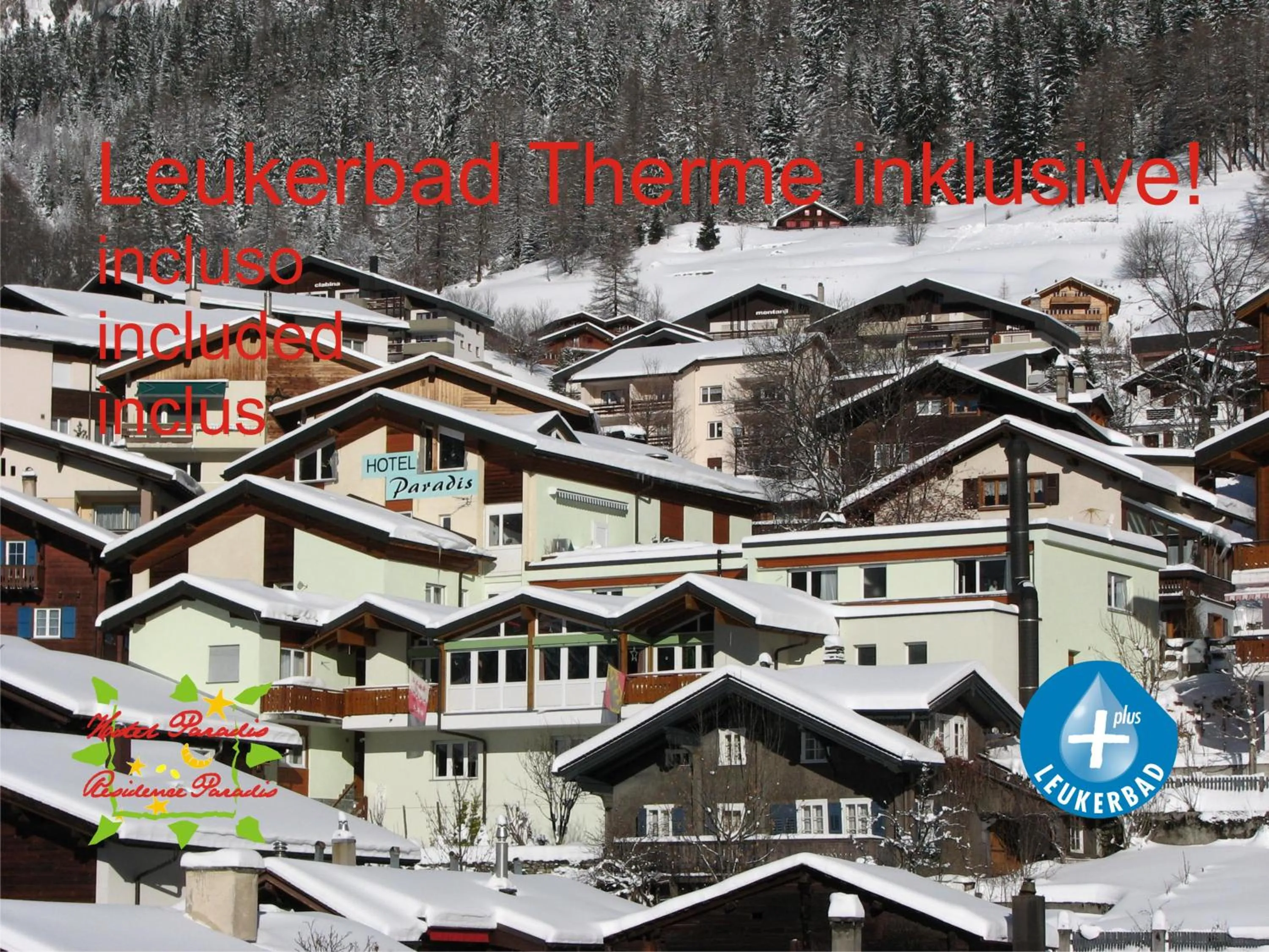 Property building in Hotel Paradis-Leukerbad-Therme