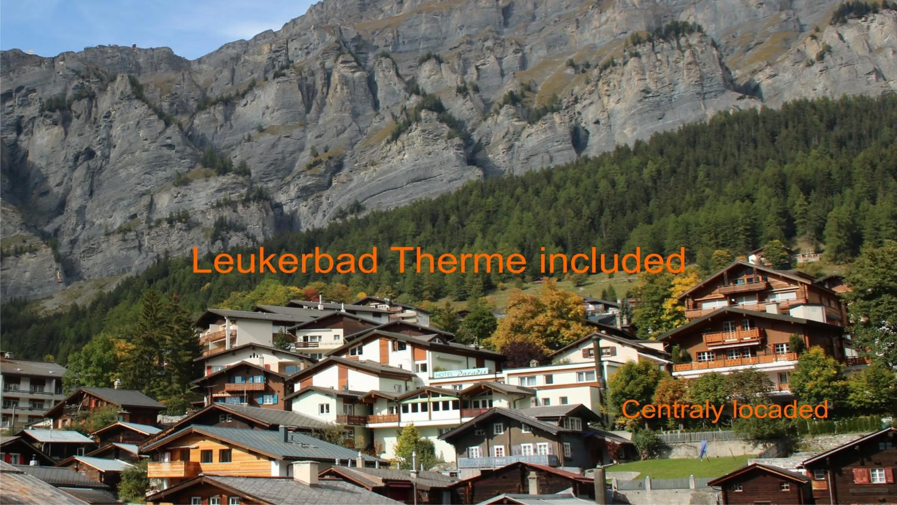 Autumn in Hotel Paradis-Leukerbad-Therme
