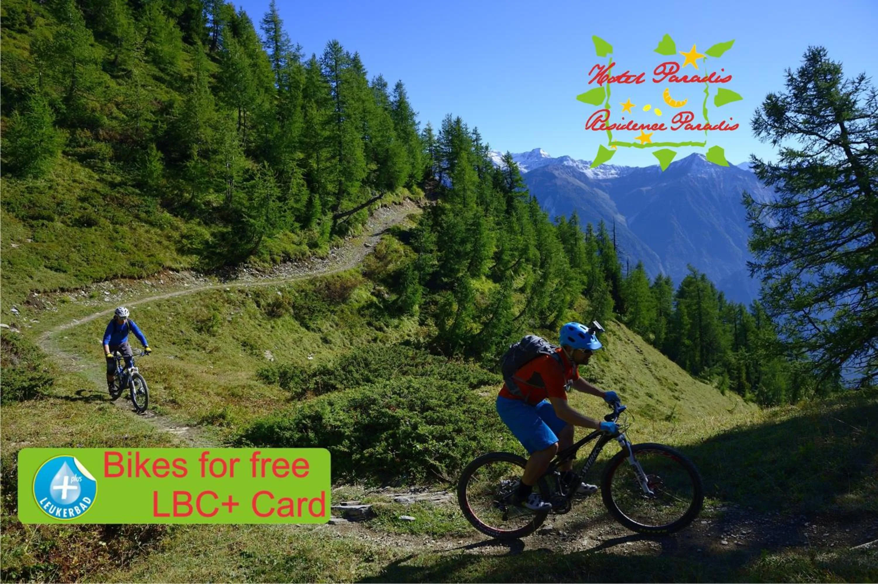 Cycling in Hotel Paradis-Leukerbad-Therme