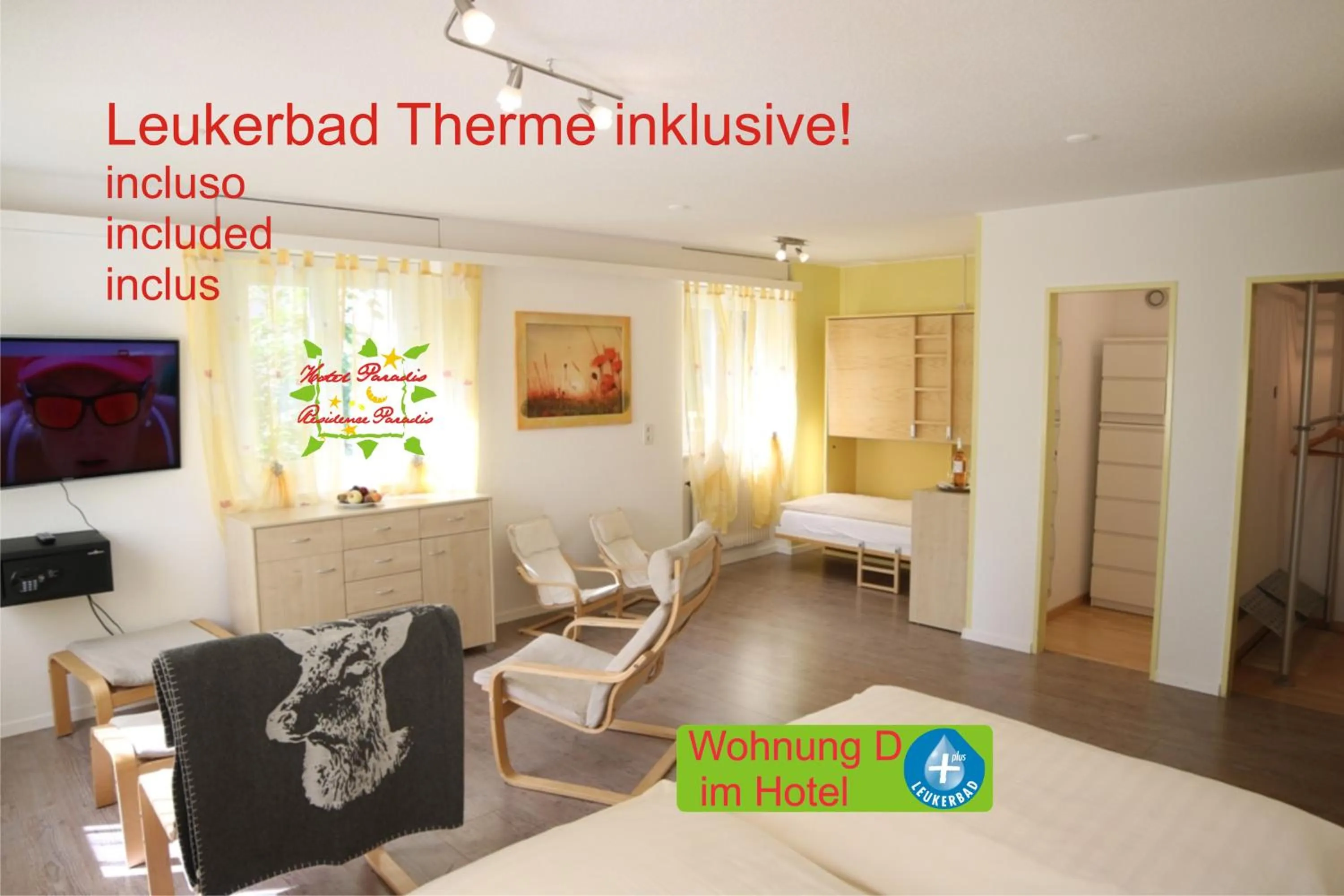 Lounge or bar in Hotel Paradis-Leukerbad-Therme