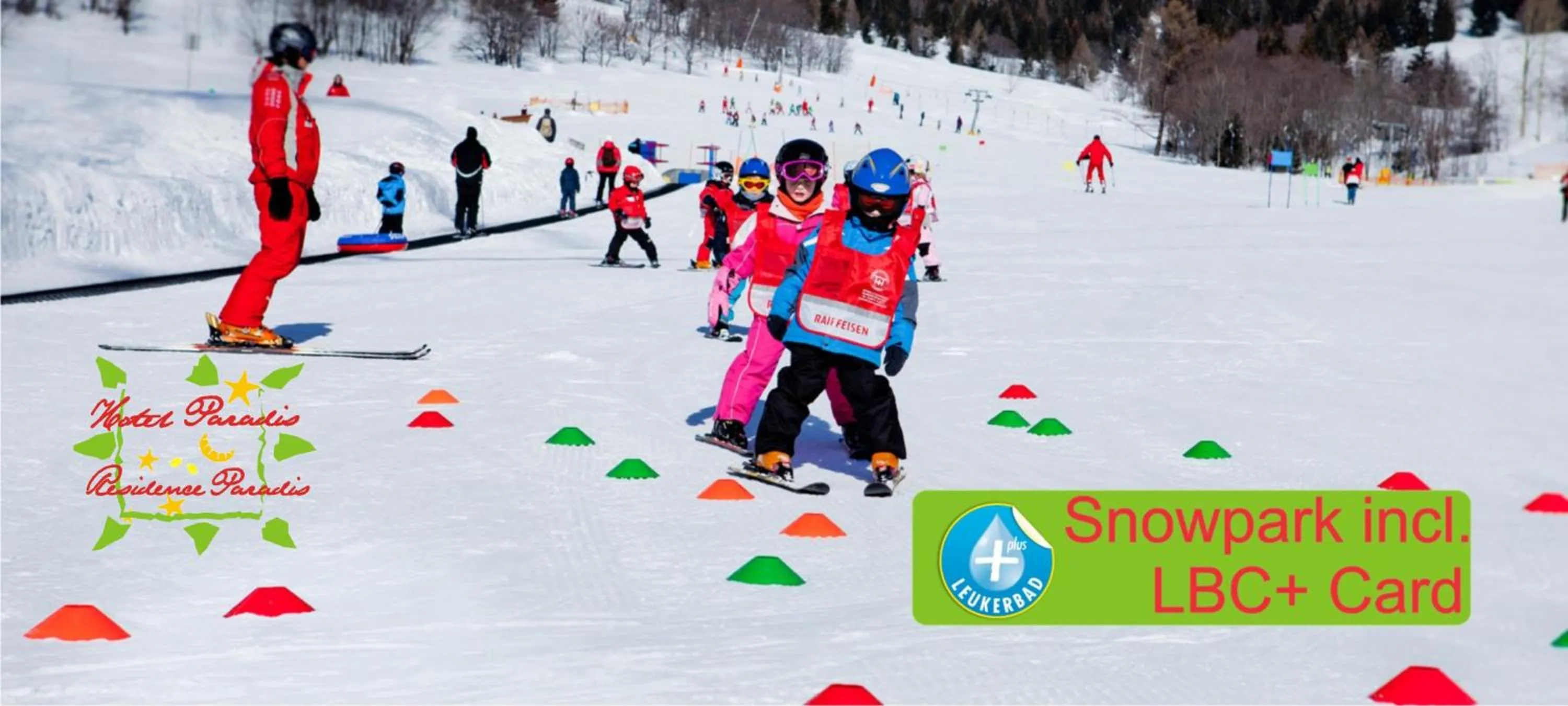 Skiing in Hotel Paradis-Leukerbad-Therme