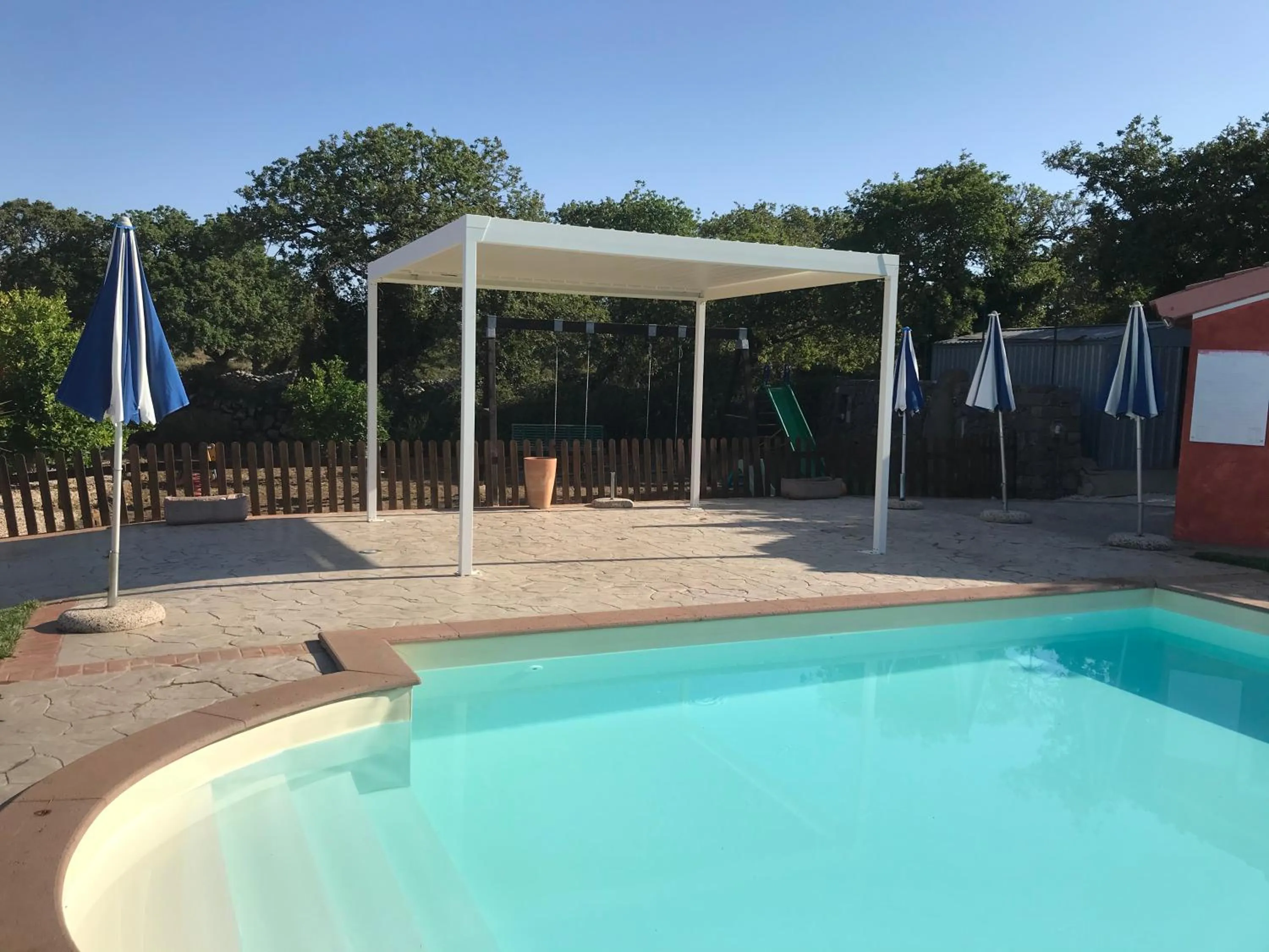 Swimming pool in Agriturismo Abbalughente