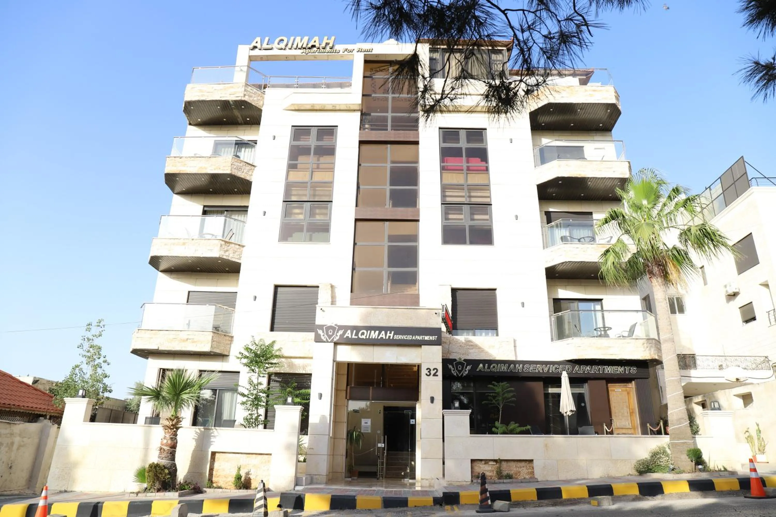 Property building in AlQimah Hotel Apartments