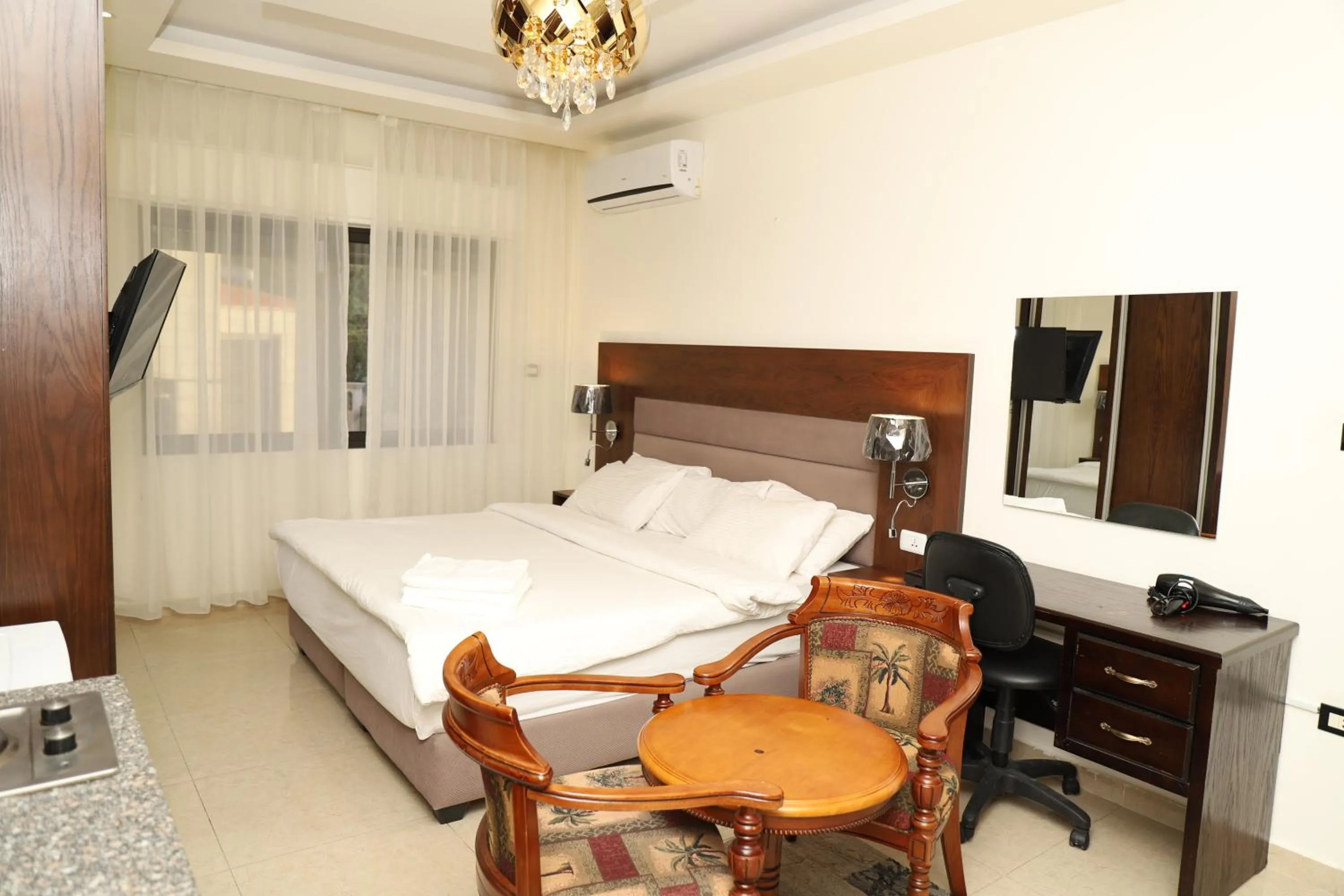 Photo of the whole room, Bed in AlQimah Hotel Apartments