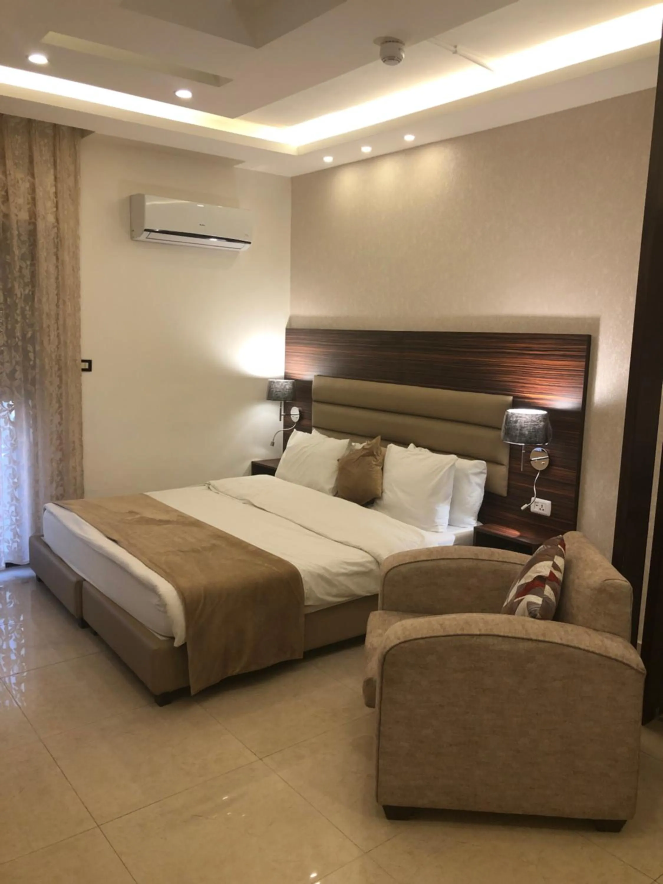 Photo of the whole room, Bed in AlQimah Hotel Apartments