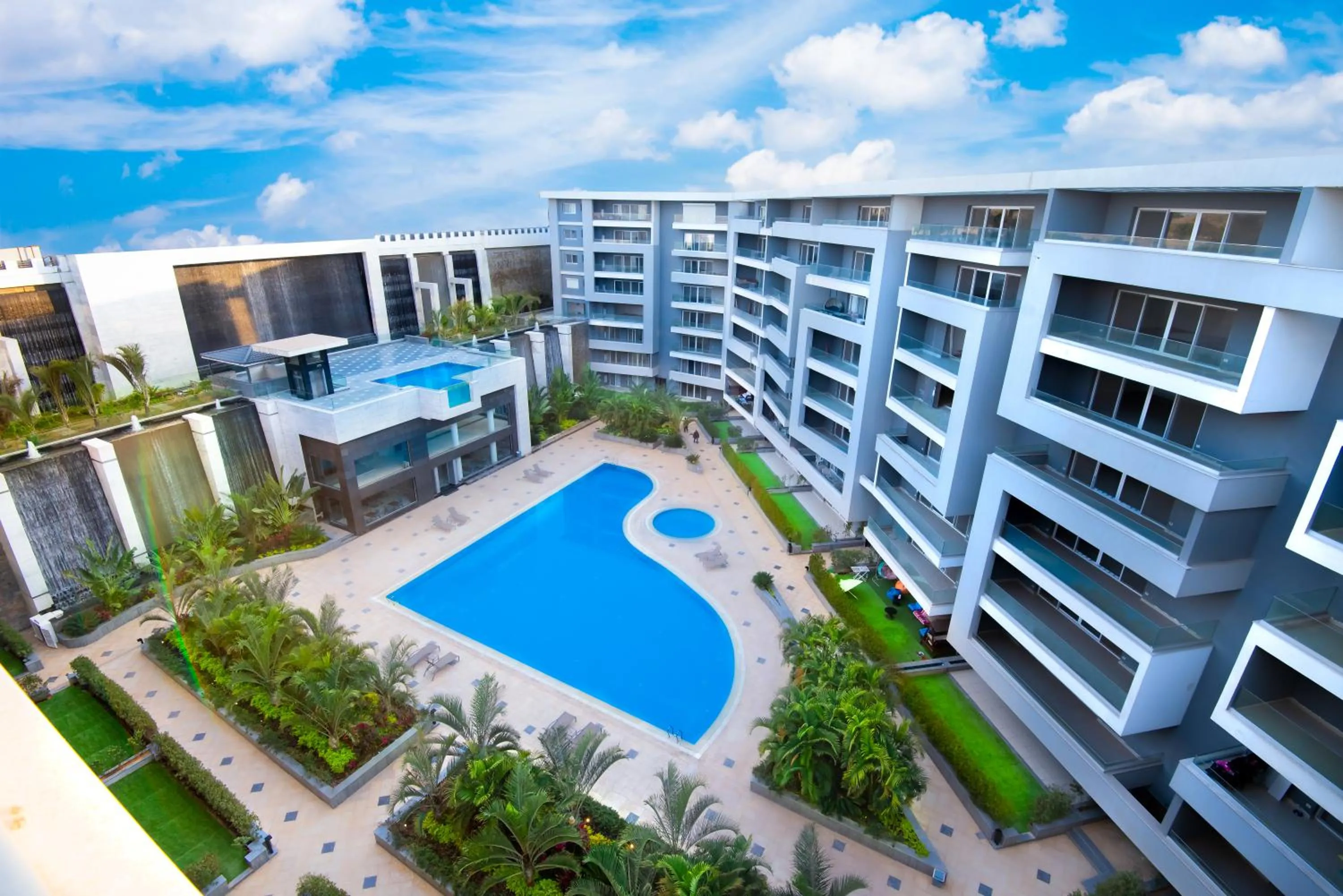 Bird's eye view in Ocean Blue Studios