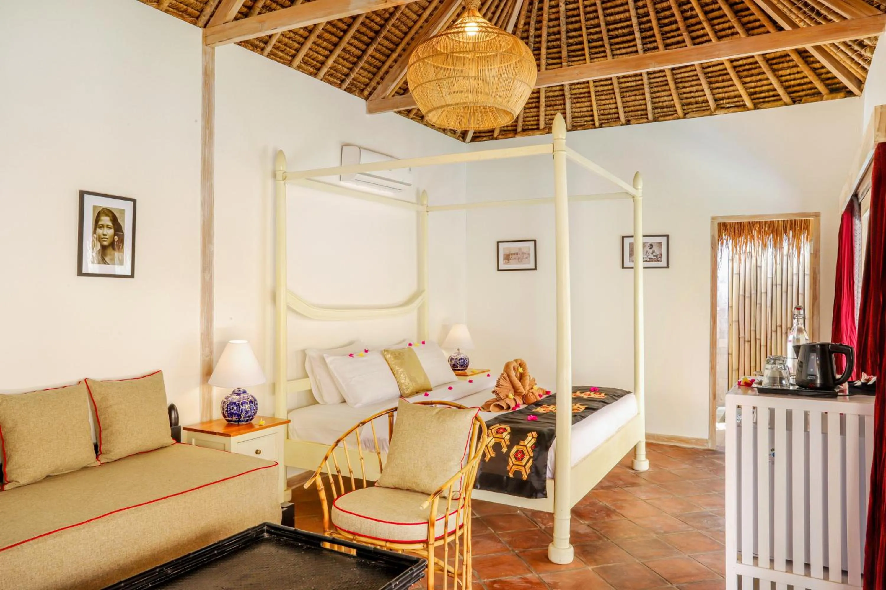 Living room in Amahelia Luxury Resort & Restaurant - Gili Asahan