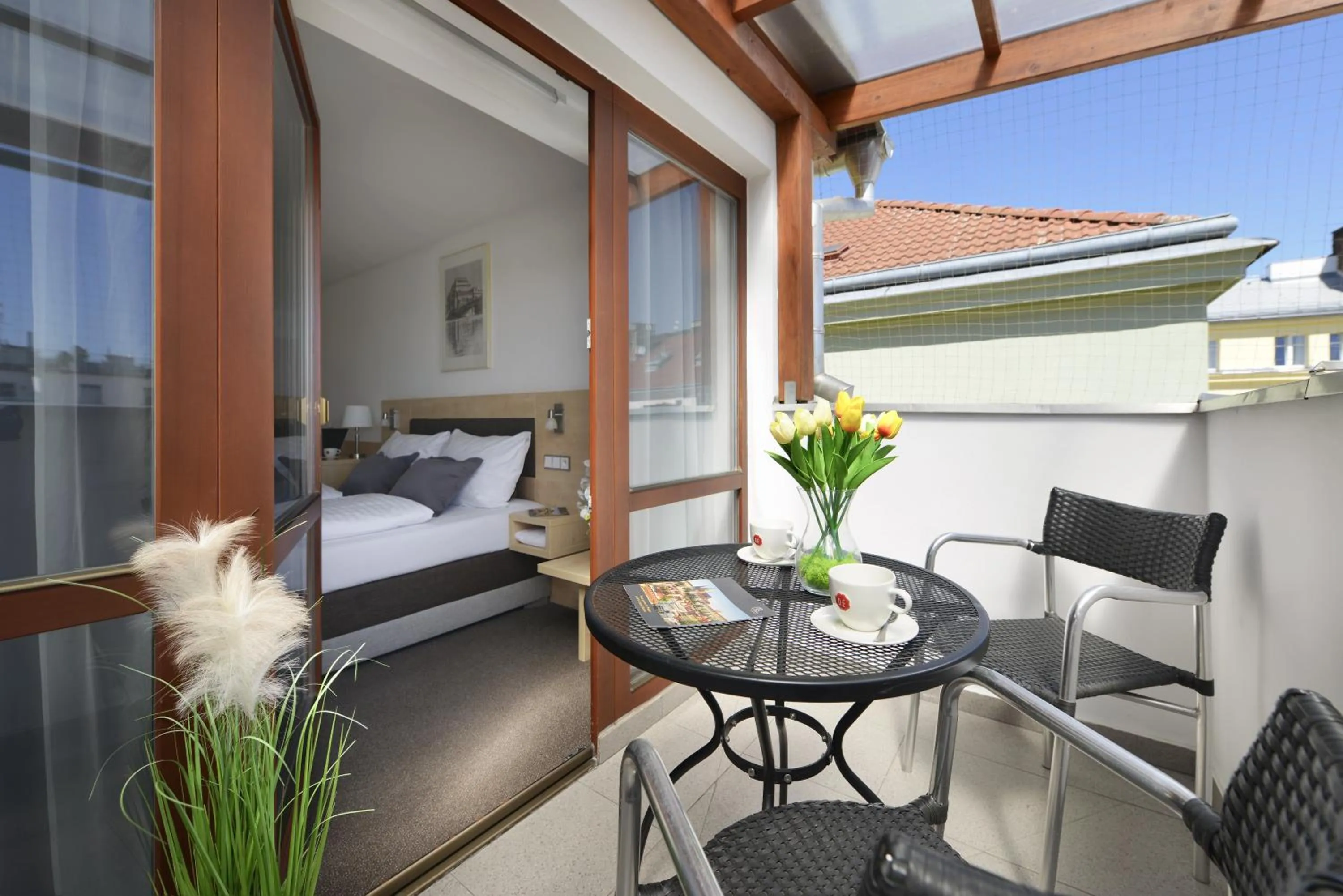 Balcony/Terrace in Prague Season Hotel