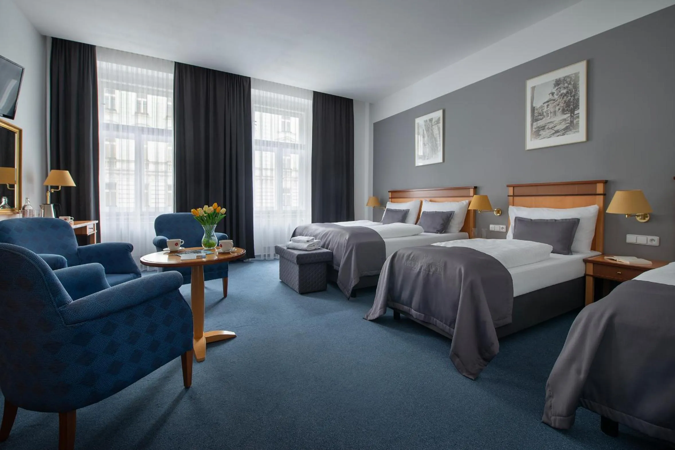 Photo of the whole room, Bed in Prague Season Hotel