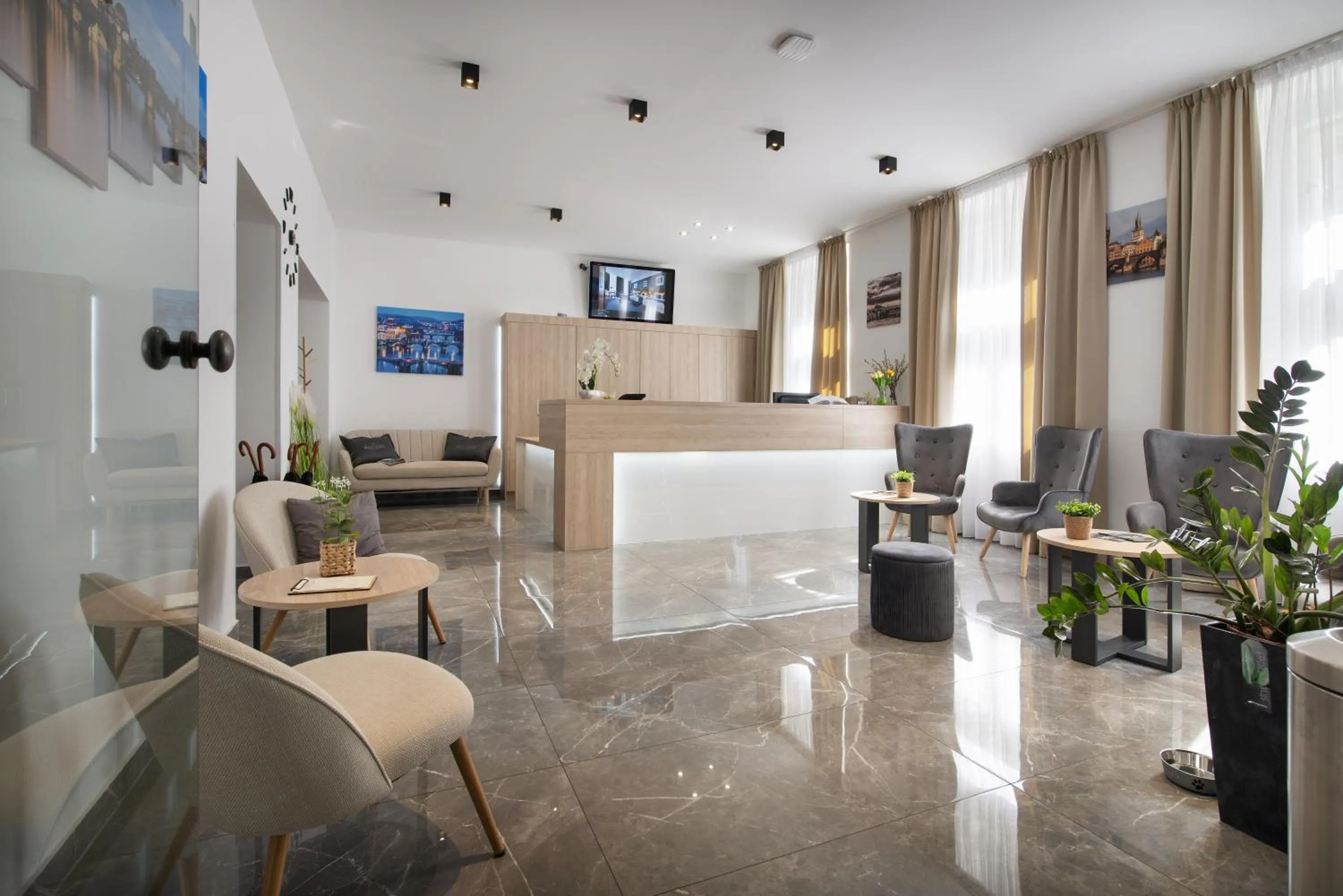 Lobby or reception in Prague Season Hotel